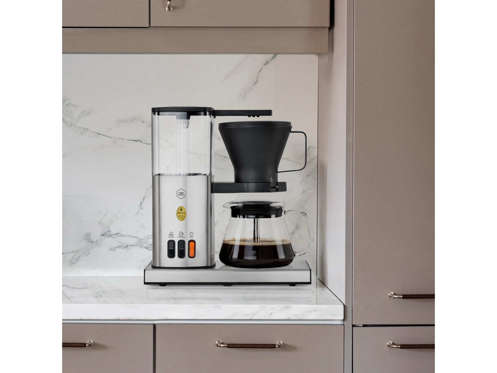 OBH Nordica Blooming Aroma 2426 Kaffebryggare (Silver) Kaffebryggare