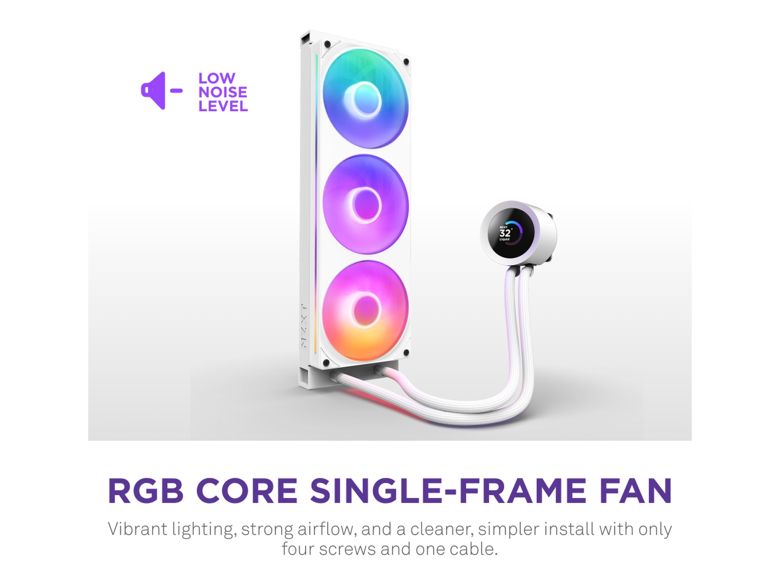 NZXT Kraken Plus 360 RGB Kylare (vit) CPU - Vattenkylning