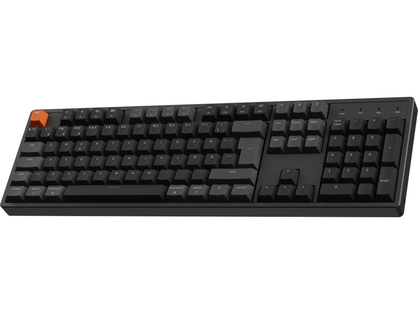 Keychron K10 V2 RGB Aluminium Hot Swap QM Super Brown trådlös tangentbord Gamingtangentbord