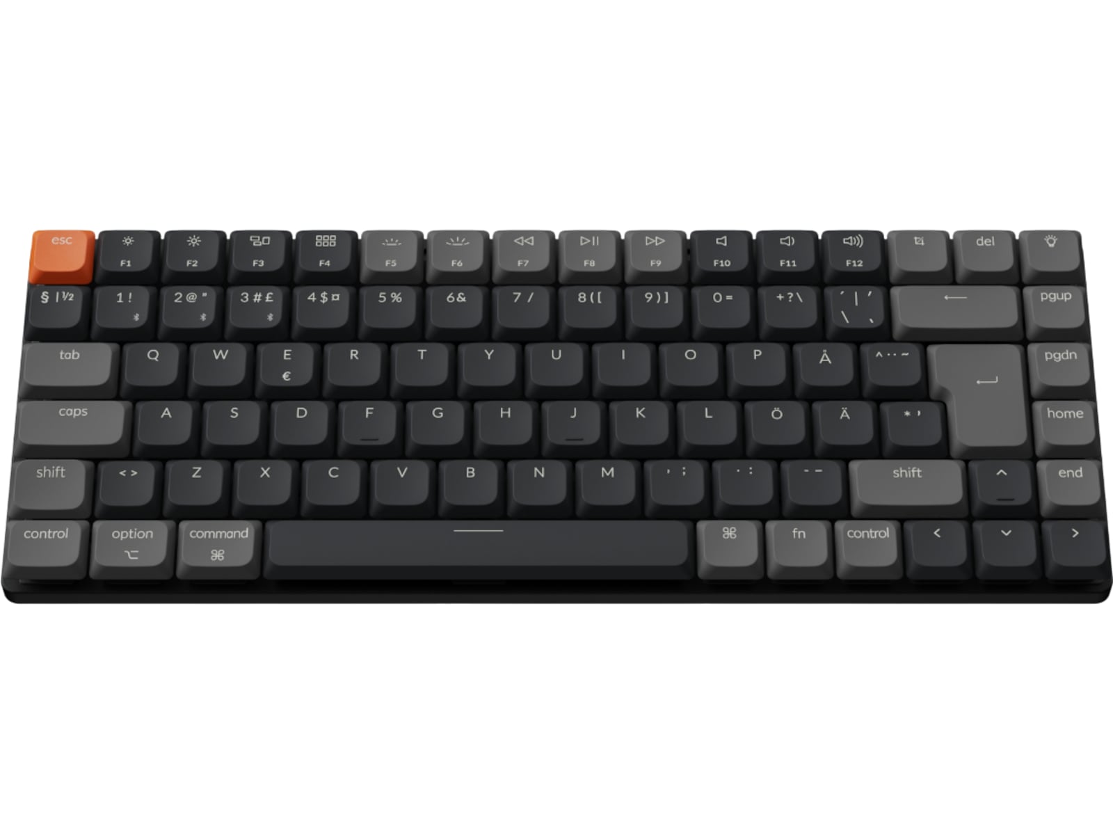 Keychron K3 V3 RGB Aluminium Hot Swap QMK Low Profile 2.0 Red trådlös tangentbord Gamingtangentbord