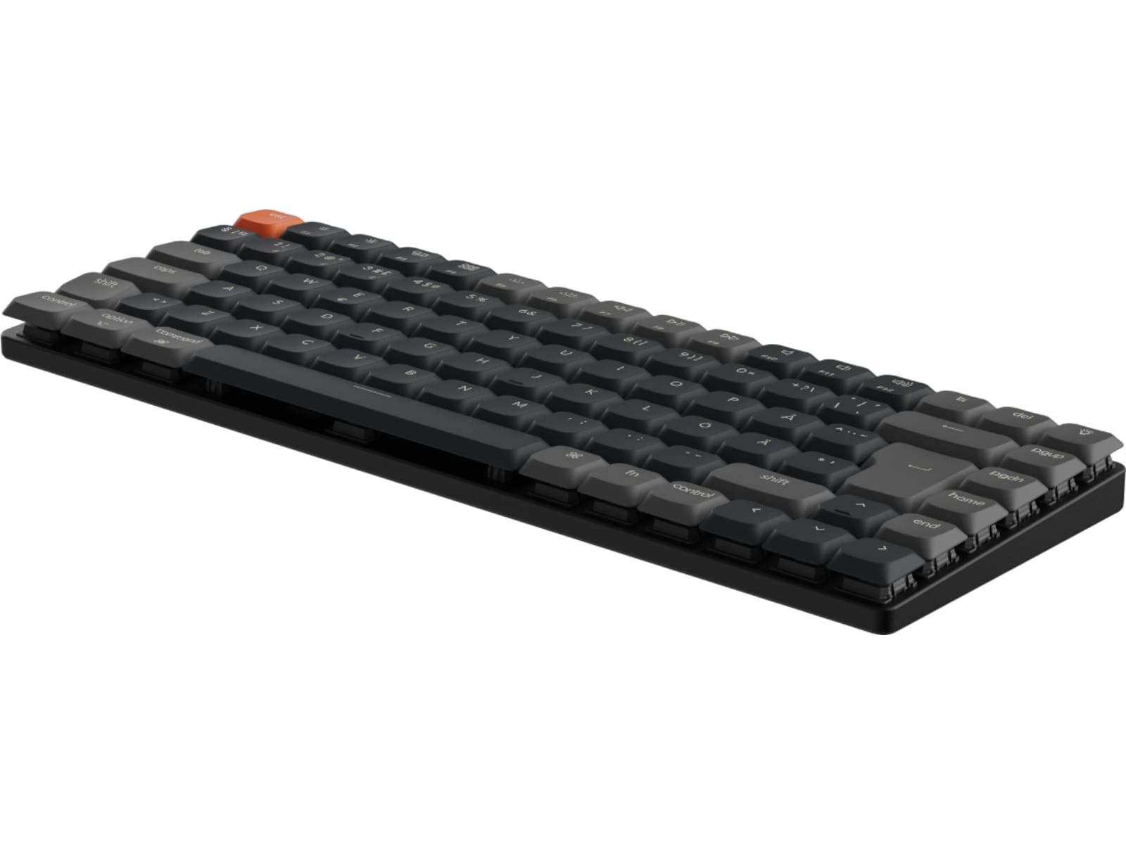 Keychron K3 V3 RGB Aluminium Hot Swap QMK Low Profile 2.0 Red trådlös tangentbord Gamingtangentbord