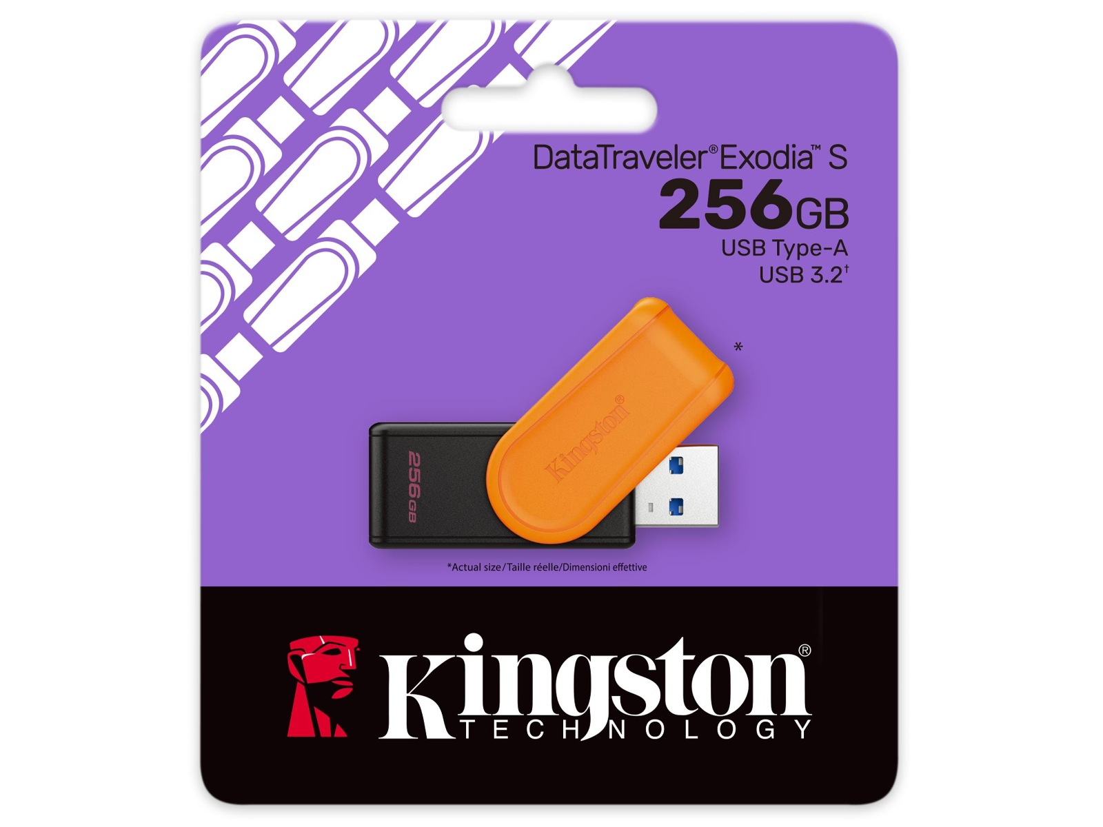 Kingston DataTraveler Exodia S USB Minnepenn 256GB USB-minnen