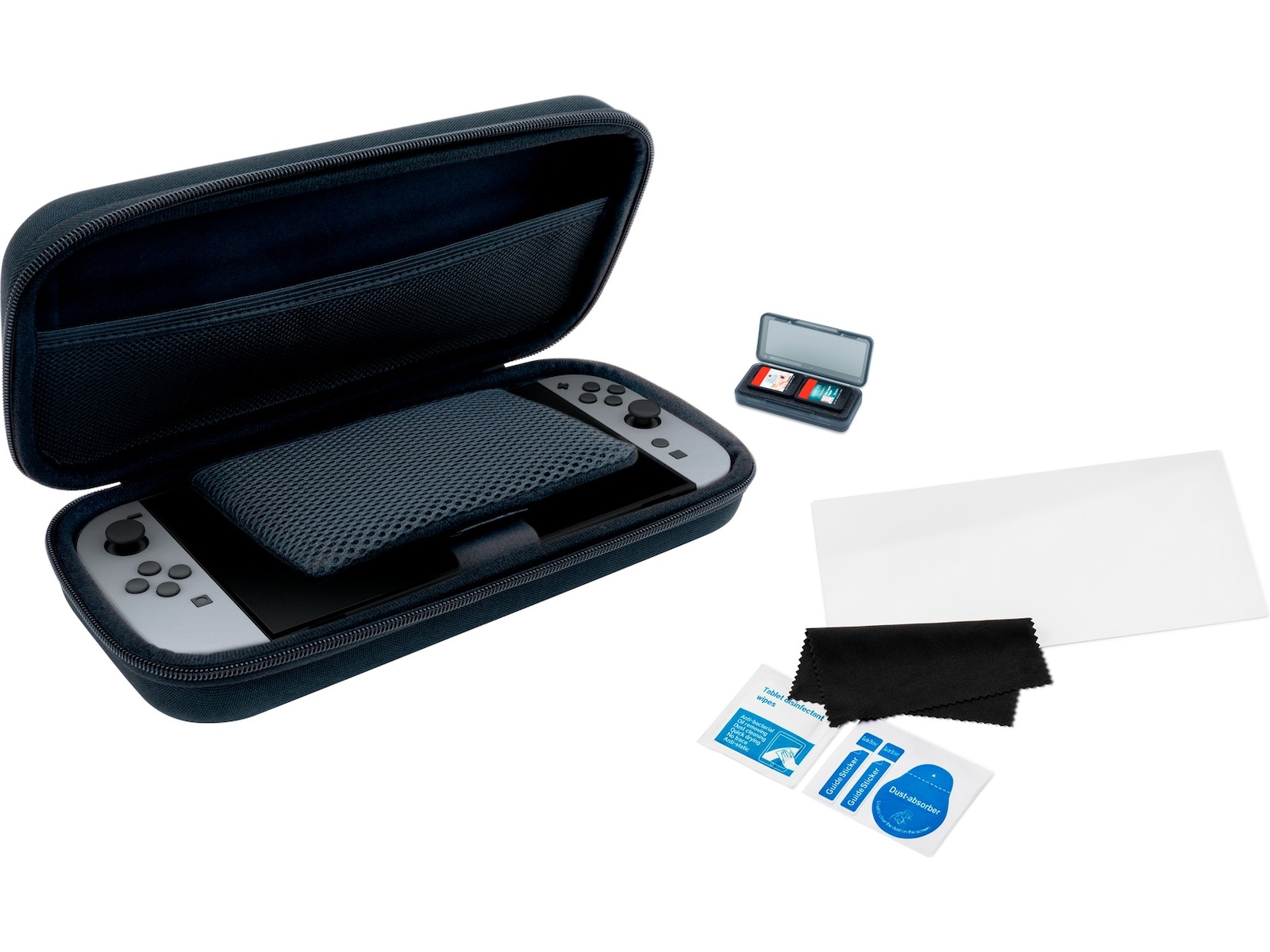 Nacon Rigid Pouch L pack for Nintendo Switch 2 (röd) Tillbehör till spelkonsoler