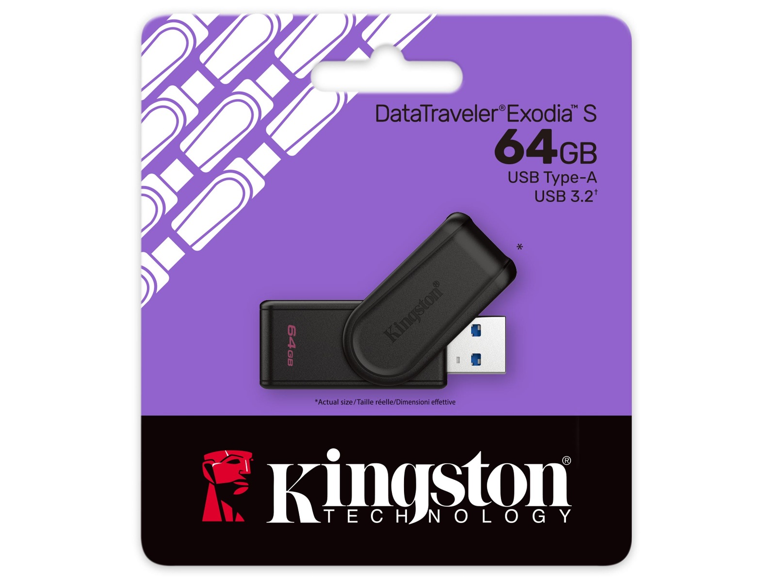 Kingston DataTraveler Exodia S USB Minnepenn 64GB USB-minnen