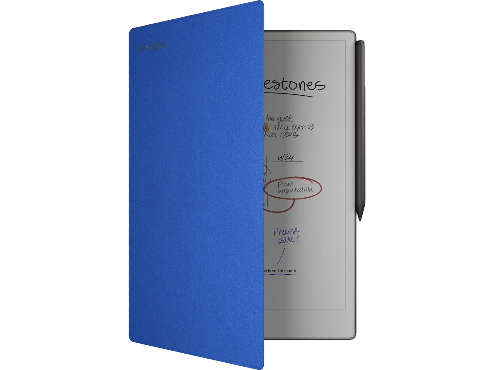 reMarkable Paper Pro Book Folio (kobolt) Tillbehör till digitala anteckningsblock