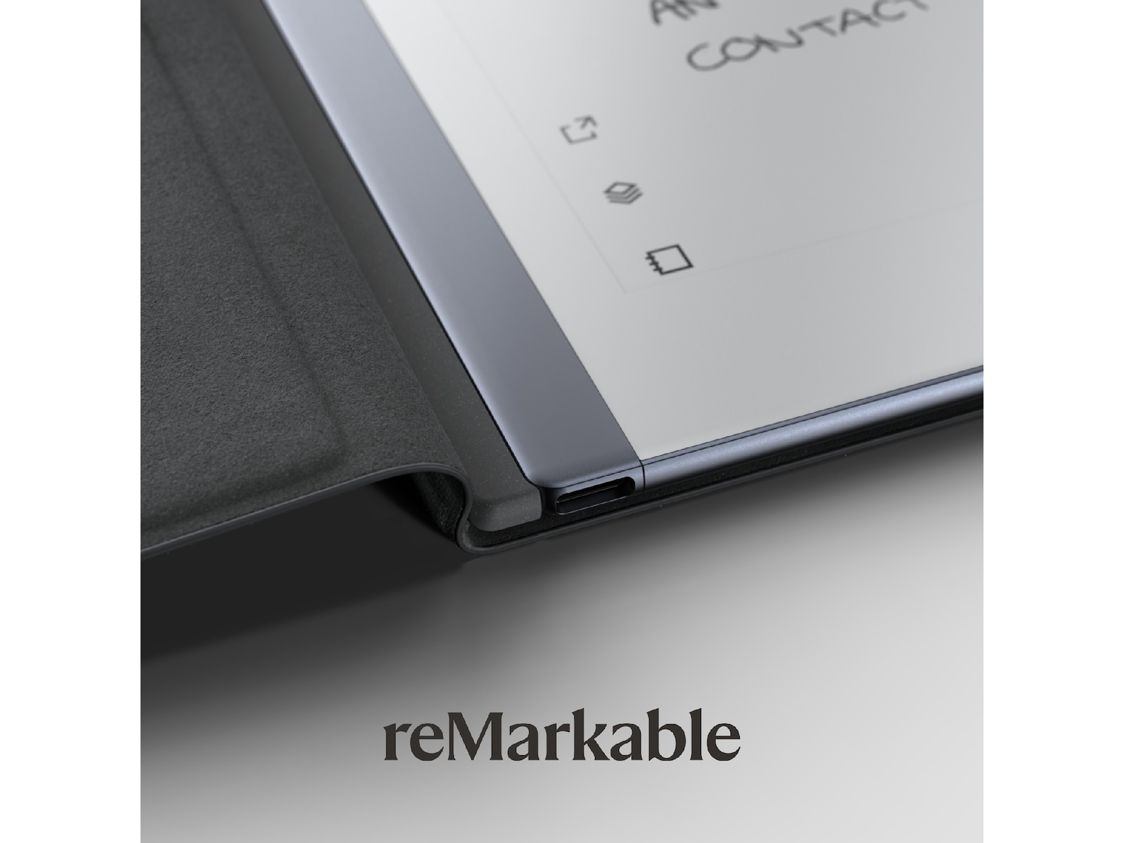 reMarkable 2 Book Folio (svart) Tillbehör till digitala anteckningsblock