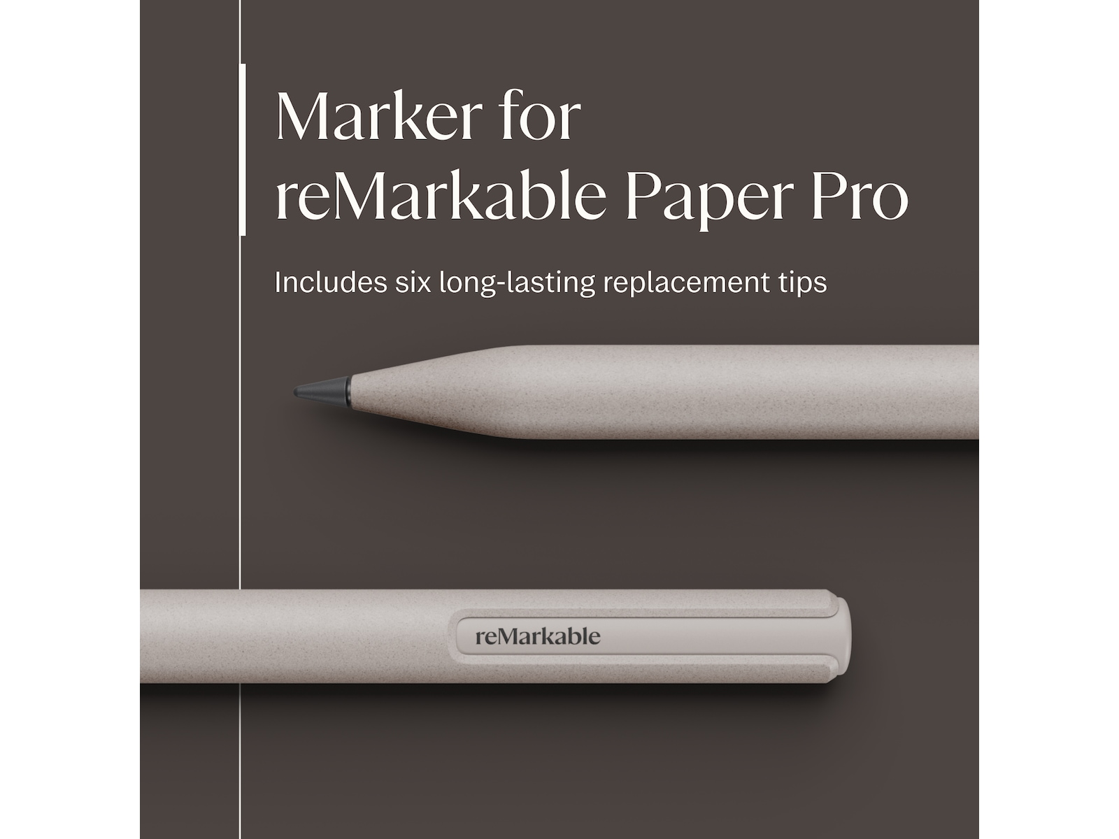 reMarkable Paper Pro Marker (varm grå) Tillbehör till digitala anteckningsblock