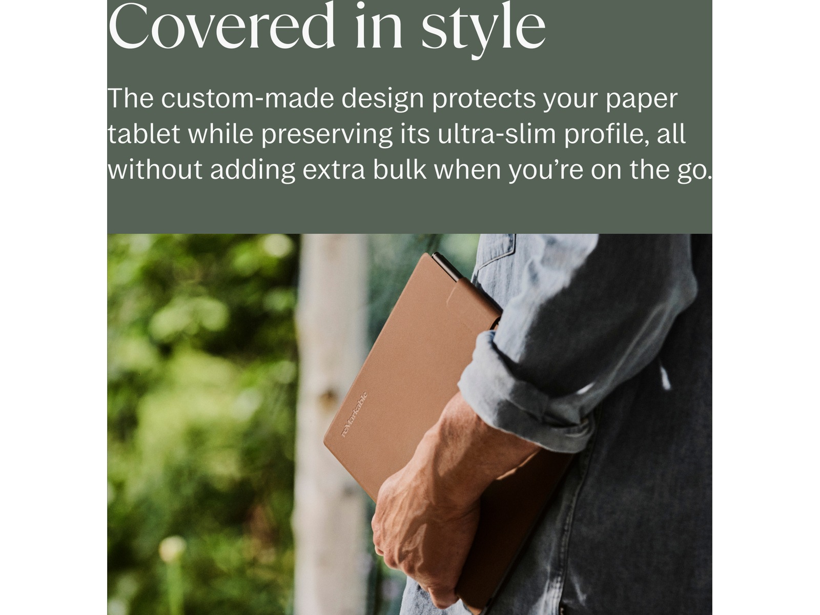 reMarkable Paper Pro Book Folio (svart) Tillbehör till digitala anteckningsblock