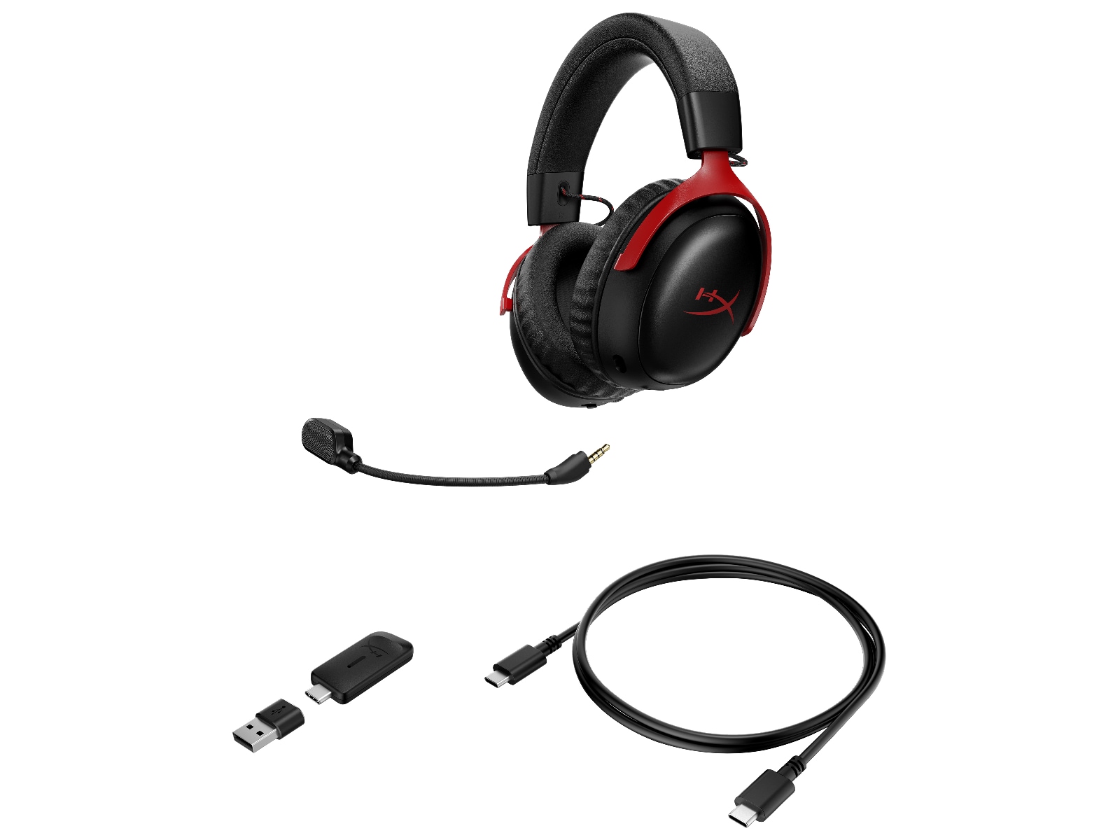 HyperX Cloud III S Trådlöst Gaming Headset (röd) Gamingheadset