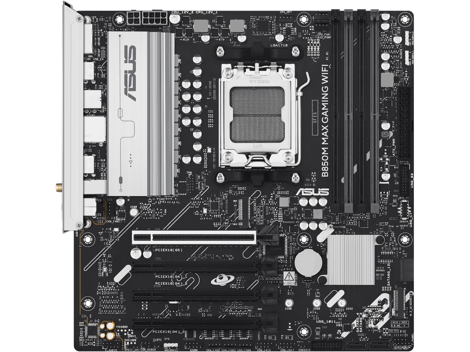 Asus B850M MAX GAMING WIFI Moderkort AMD Socket