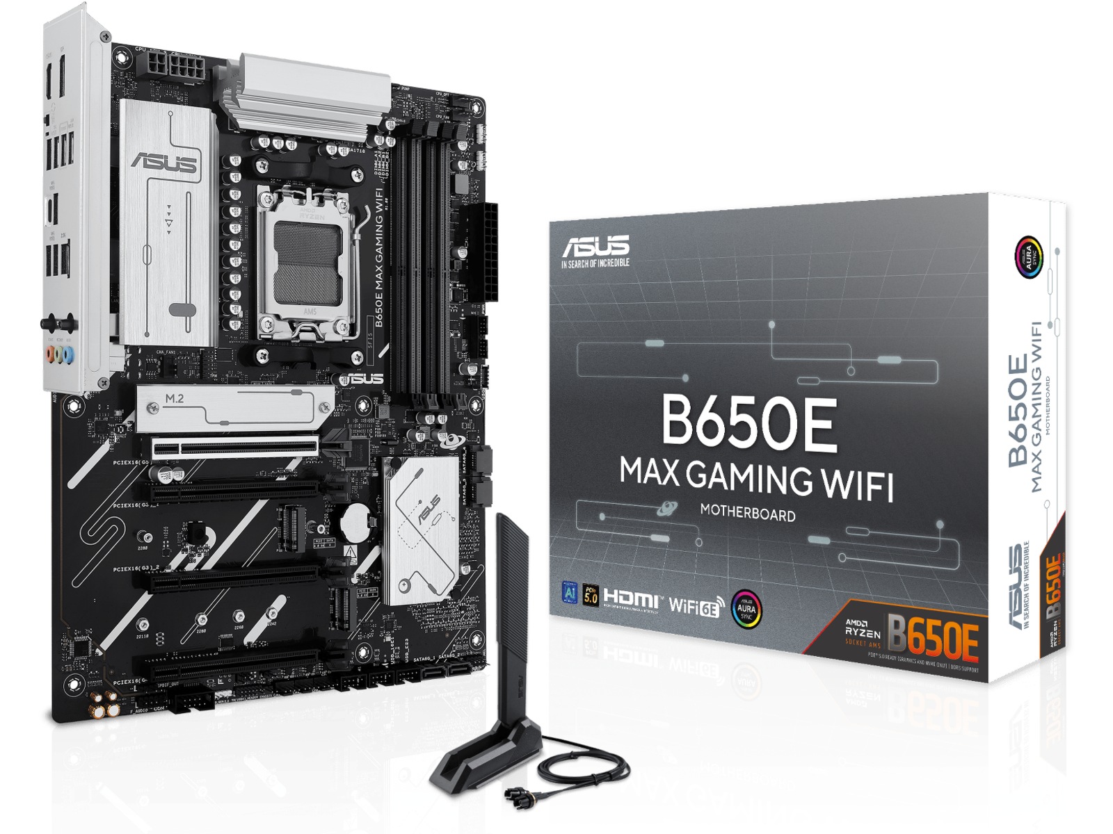 Asus B650E MAX GAMING WIFI Moderkort AMD Socket