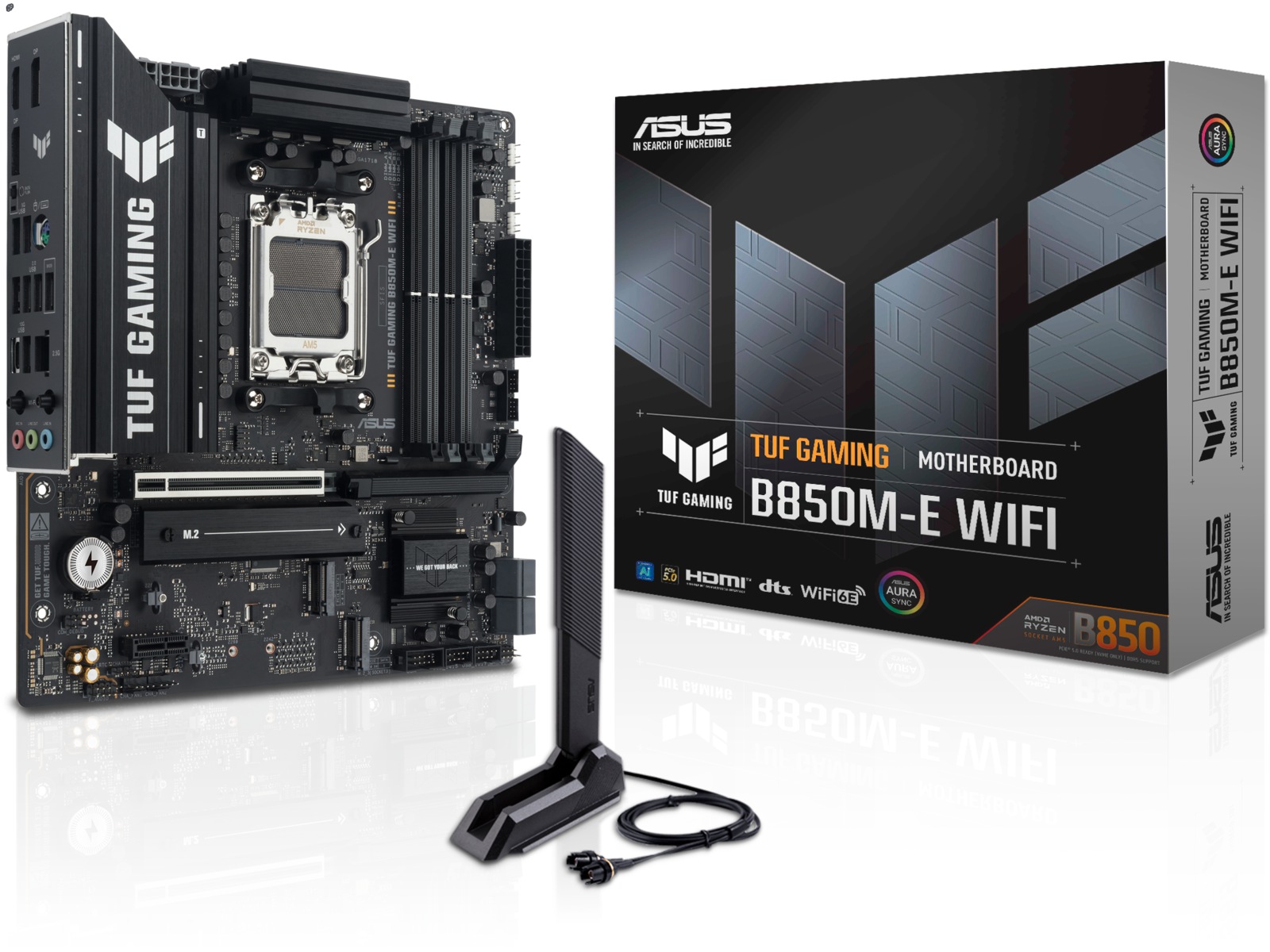 Asus TUF Gaming B850M-E WIFI Moderkort AMD Socket