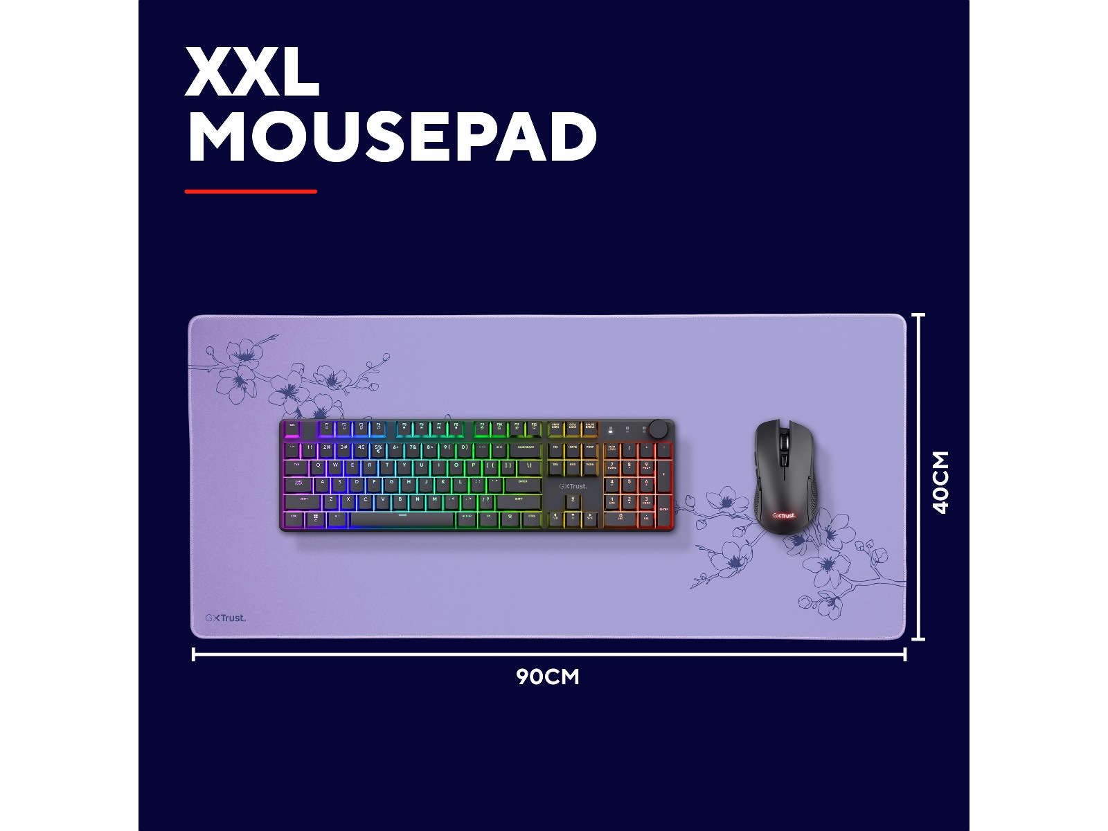 Trust GXT 759 XXL Gamingmusematta (blossum) Gamingmusmatta