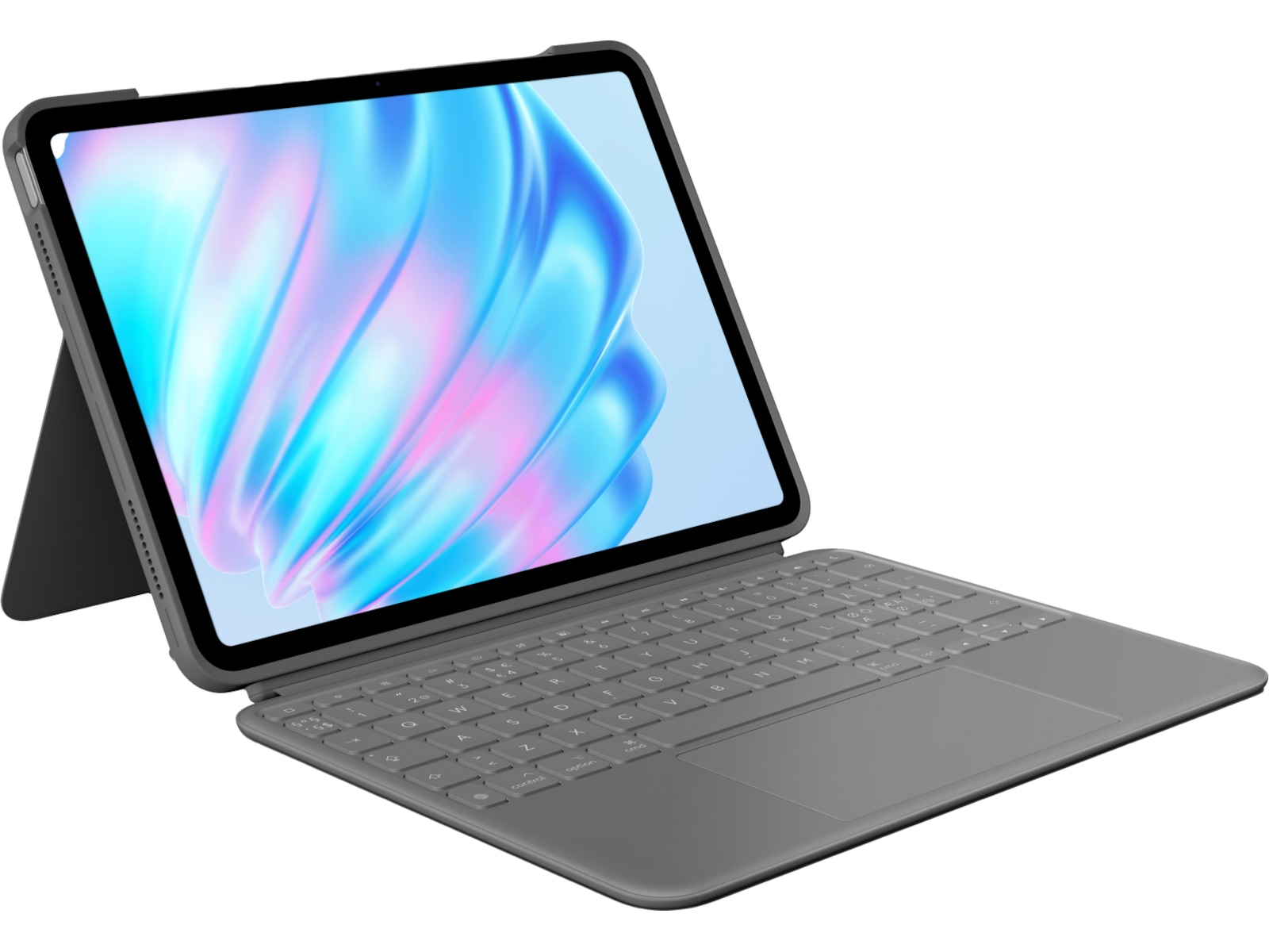 Logitech iPad Air 11" Combo Touch Tangentbordfodral (oxford gre -B-Grade Demo övrigt i datorer