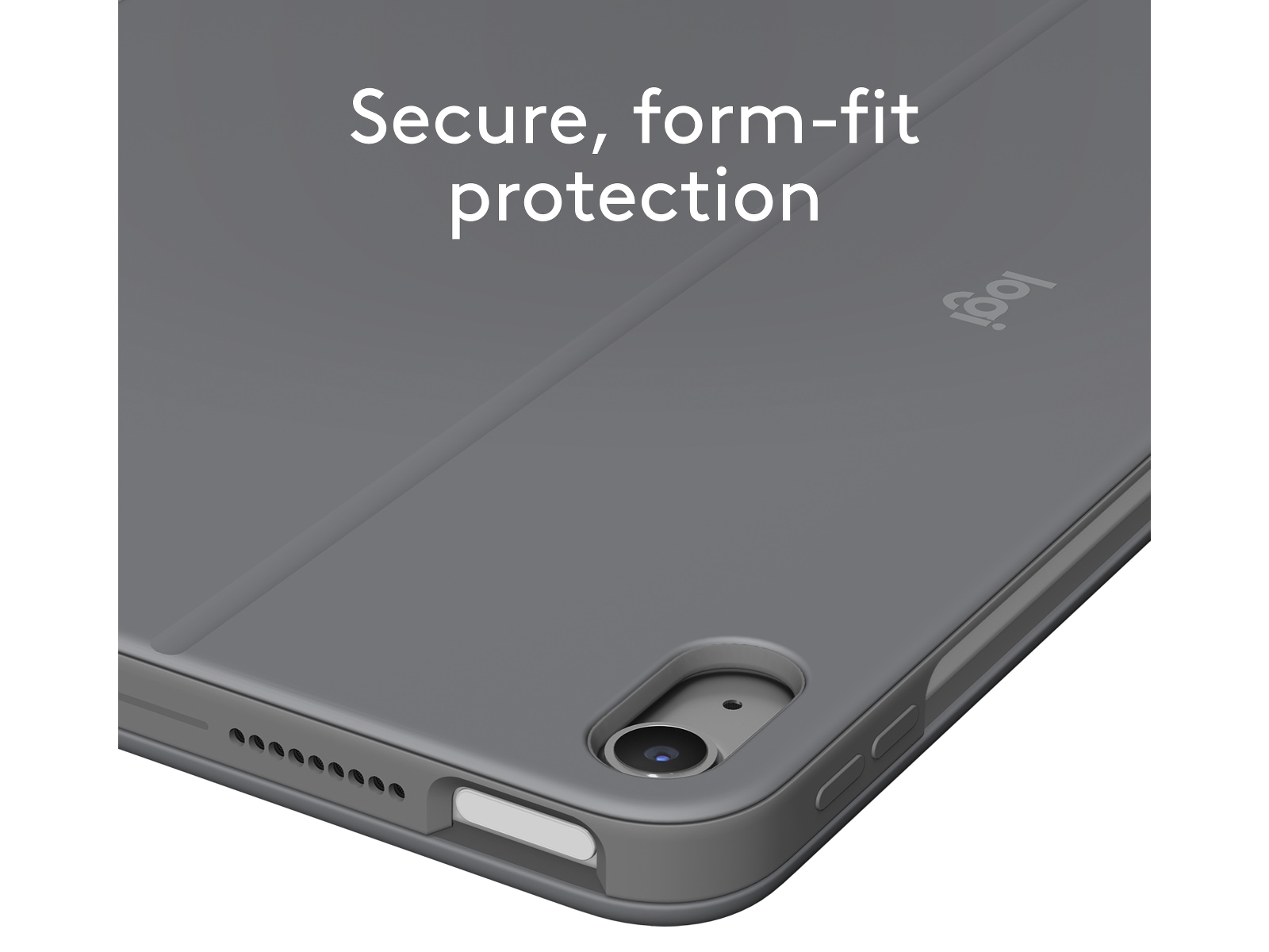 Logitech iPad Air 11" Combo Touch Tangentbordfodral (oxford gre -B-Grade Demo övrigt i datorer