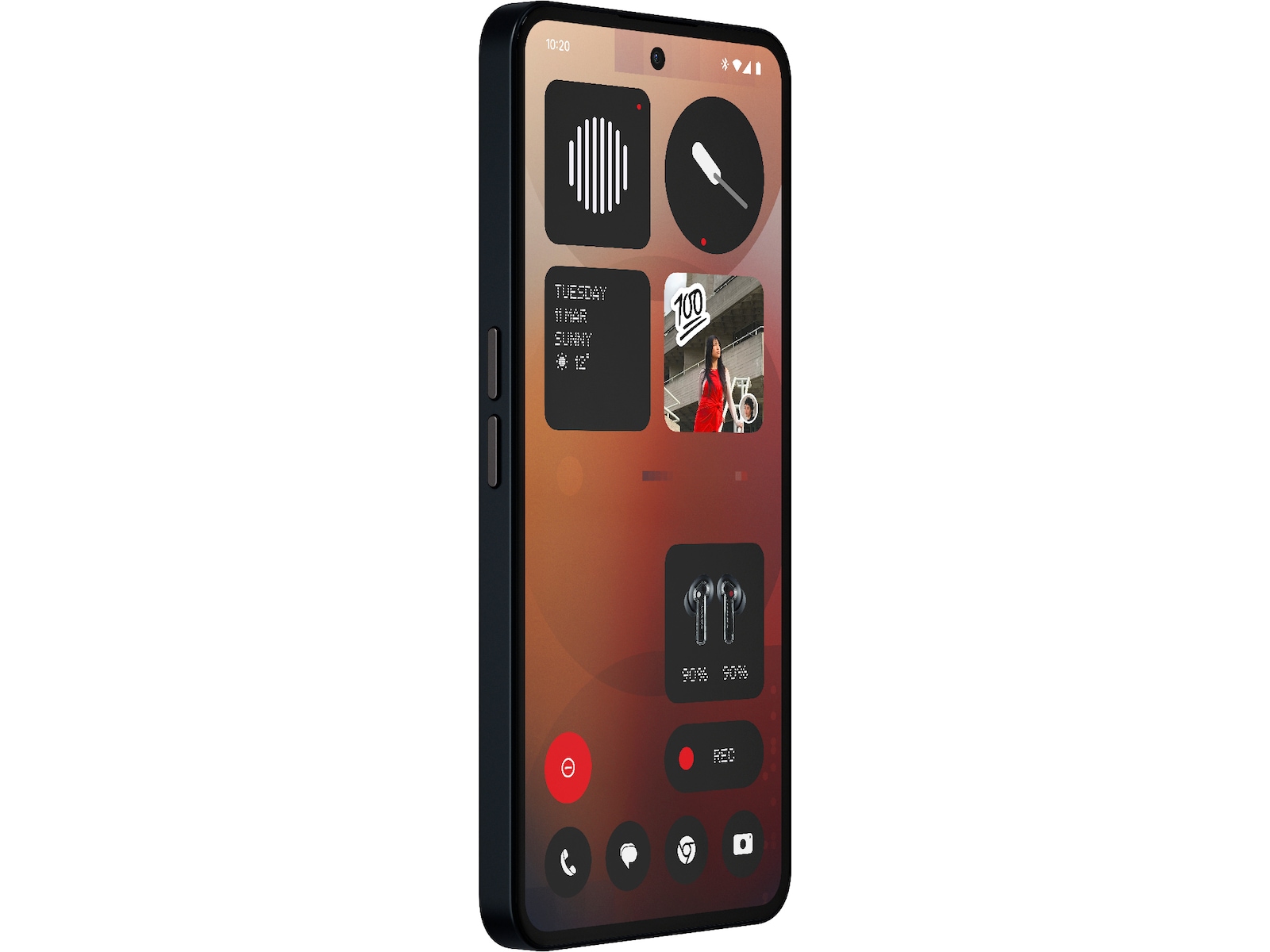 Nothing Phone (3a) 128GB (svart) Mobiltelefoner