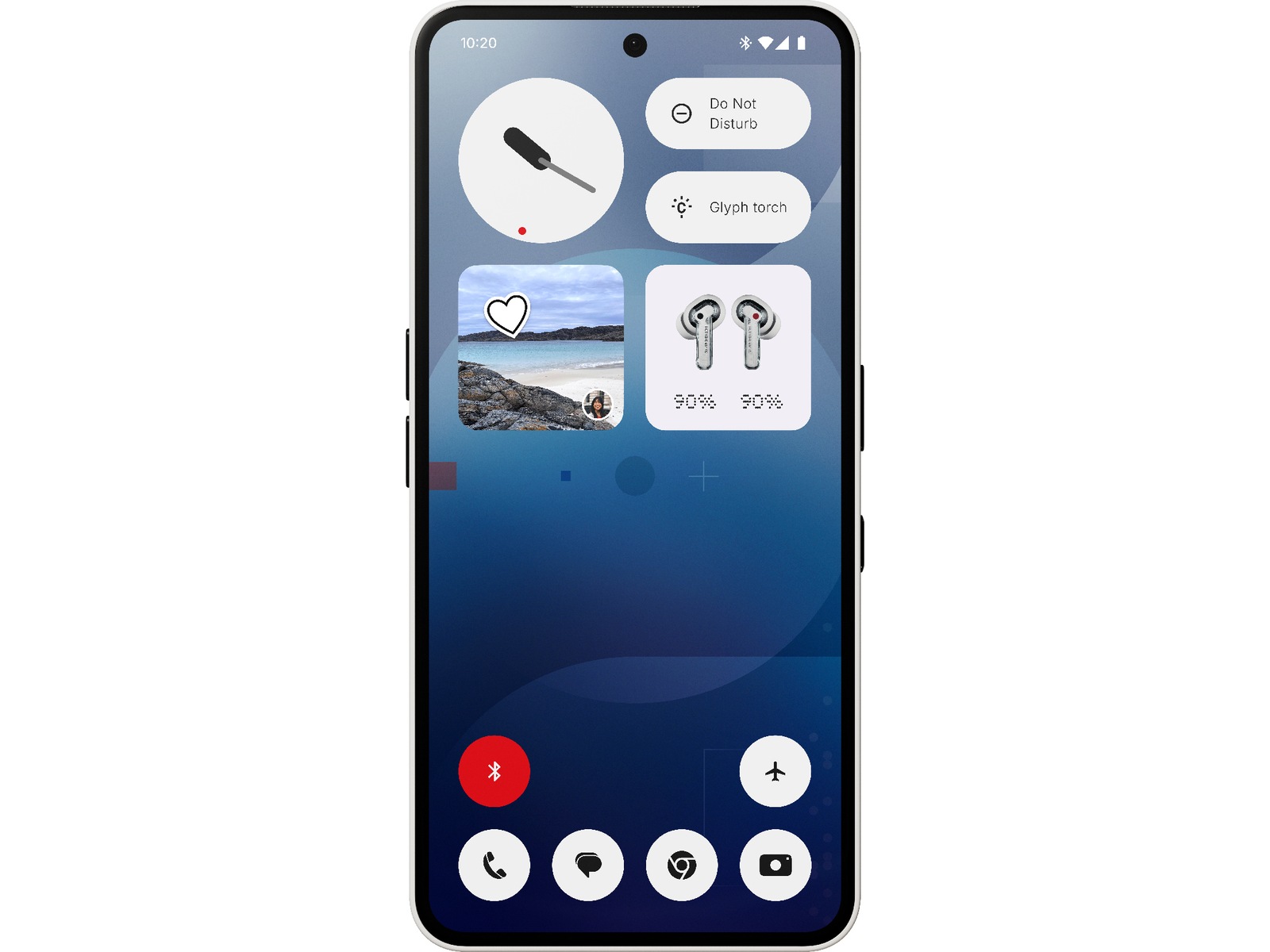 Nothing Phone (3a) 128GB (vit) Mobiltelefoner