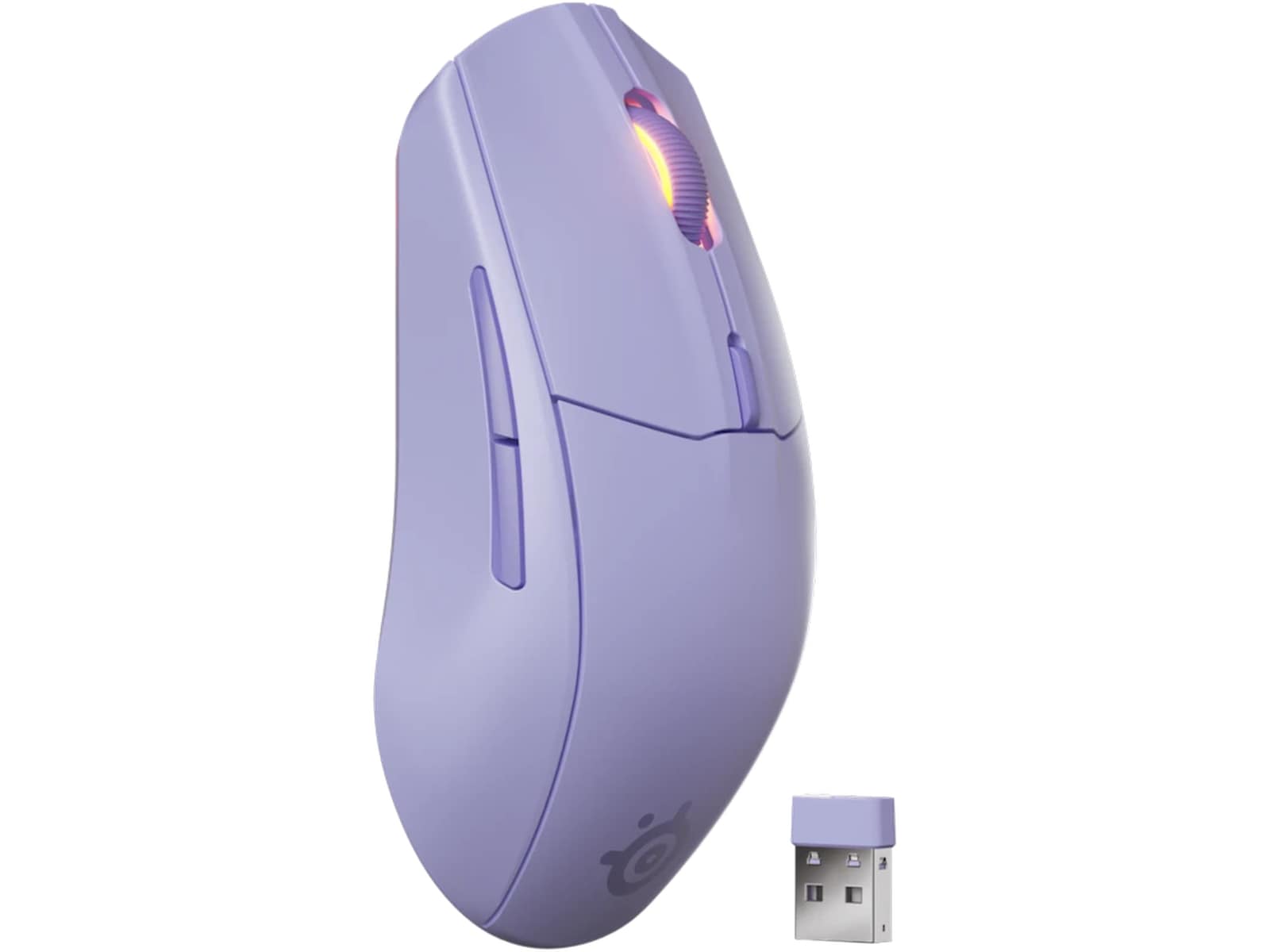 SteelSeries Rival 3 Gen 2 trådlös gamingmus (lavender) Gamingmus