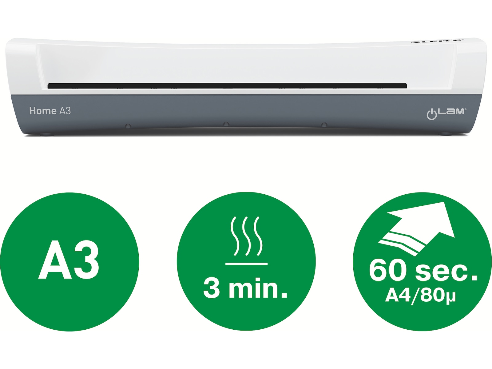 Leitz lamineringsmaskin iLAM Home A3 Laminatorer