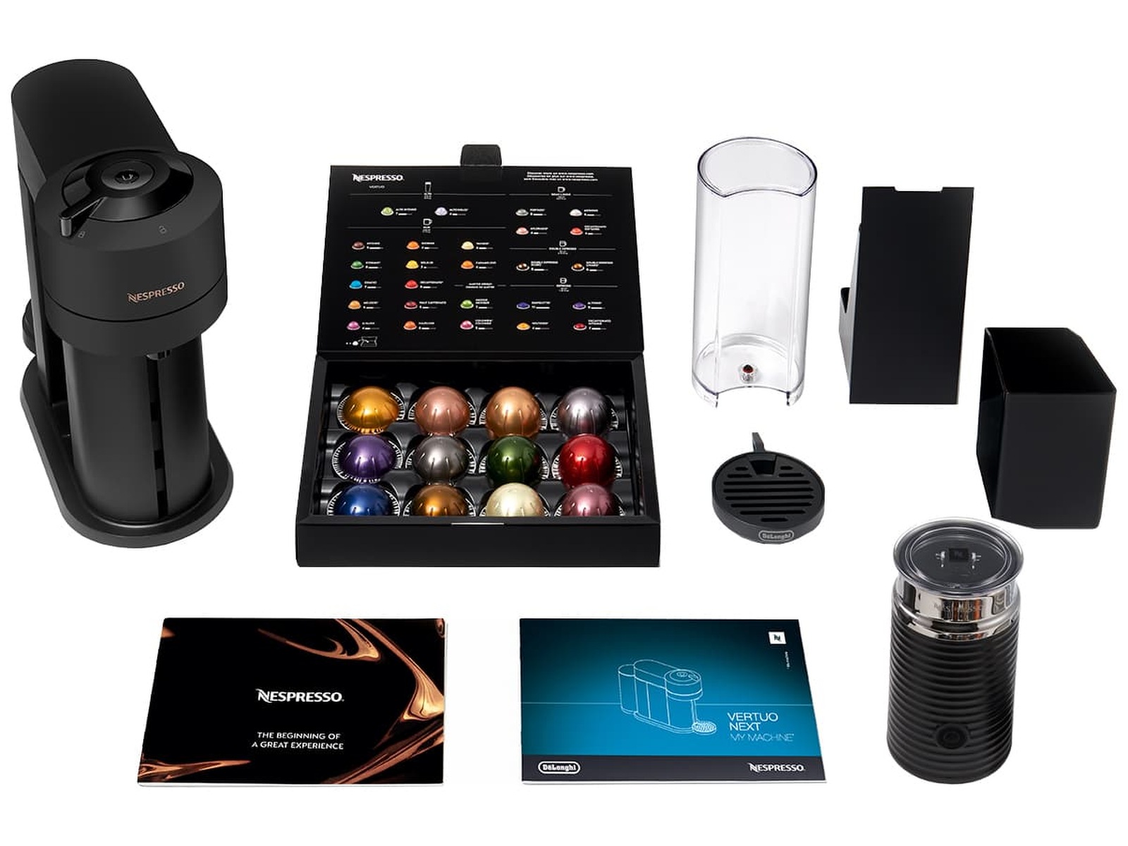 Nespresso Vertuo Next Kaffemaskin från DeLonghi ENV120BMAE (svart) Kapselmaskiner
