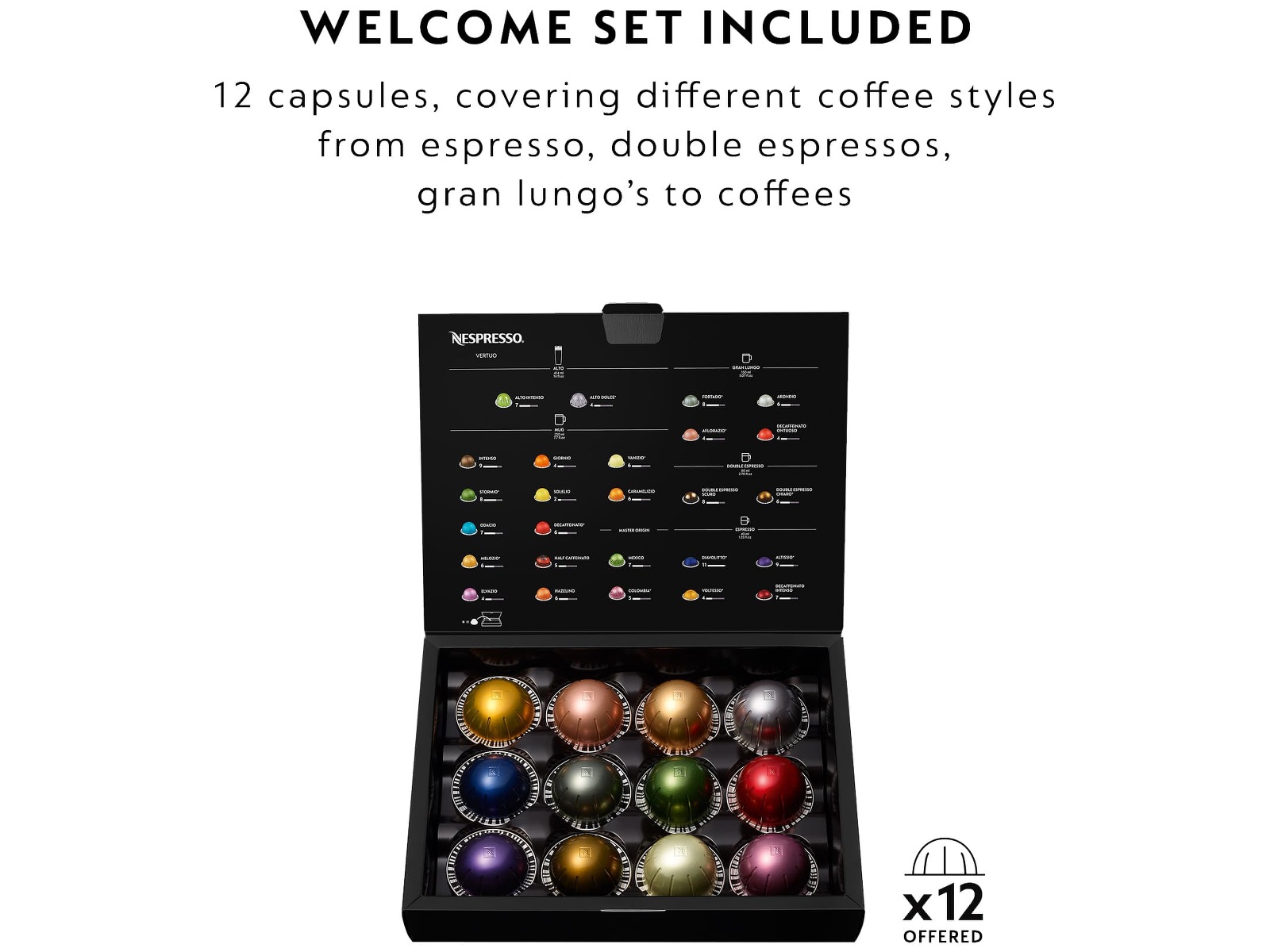 Nespresso Vertuo Next Kaffemaskin från DeLonghi ENV120BMAE (svart) Kapselmaskiner