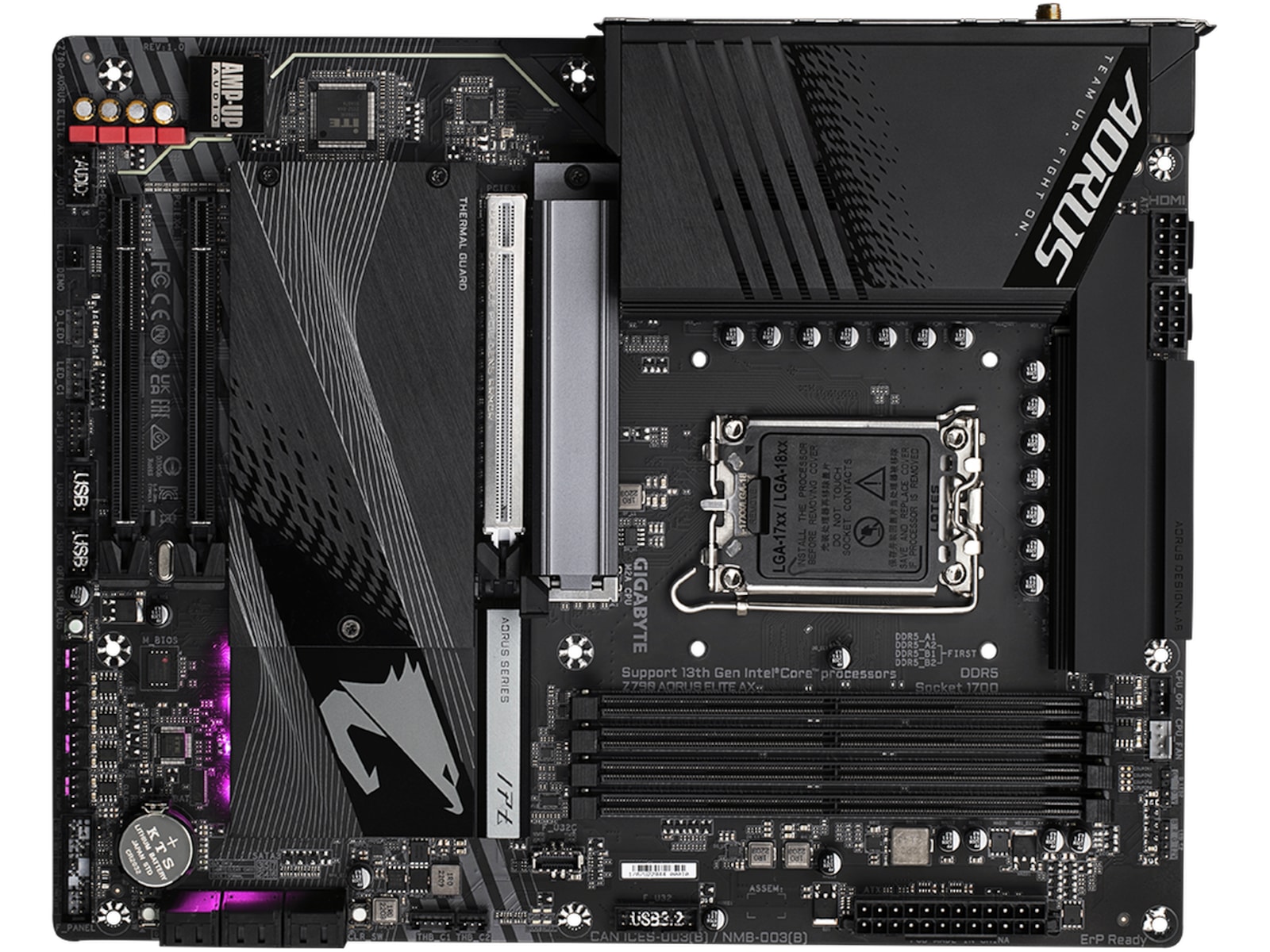 Gigabyte Z790 AORUS ELITE AX Moderkort Intel Socket