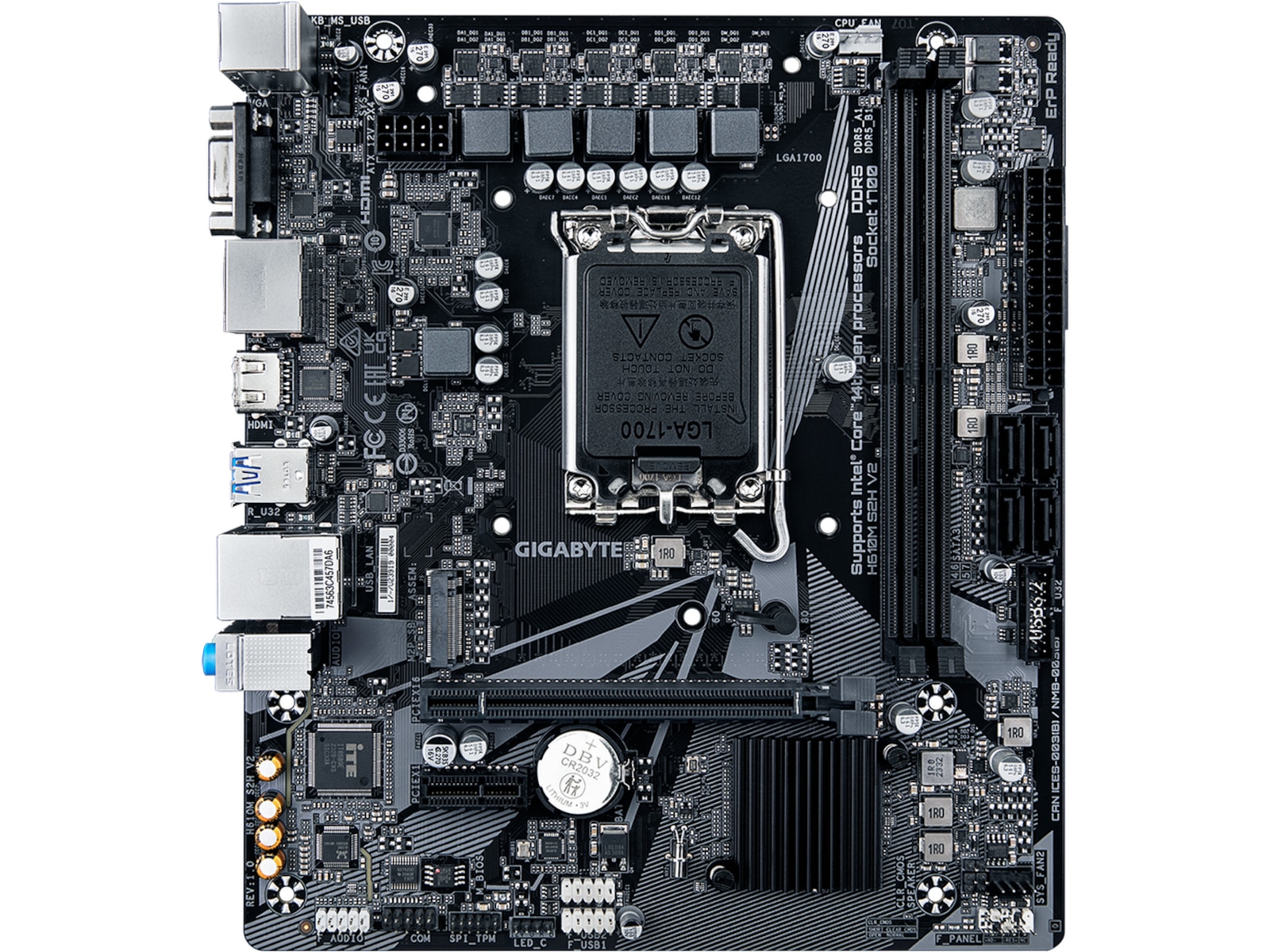 Gigabyte H610M S2H V2 Moderkort Intel Socket