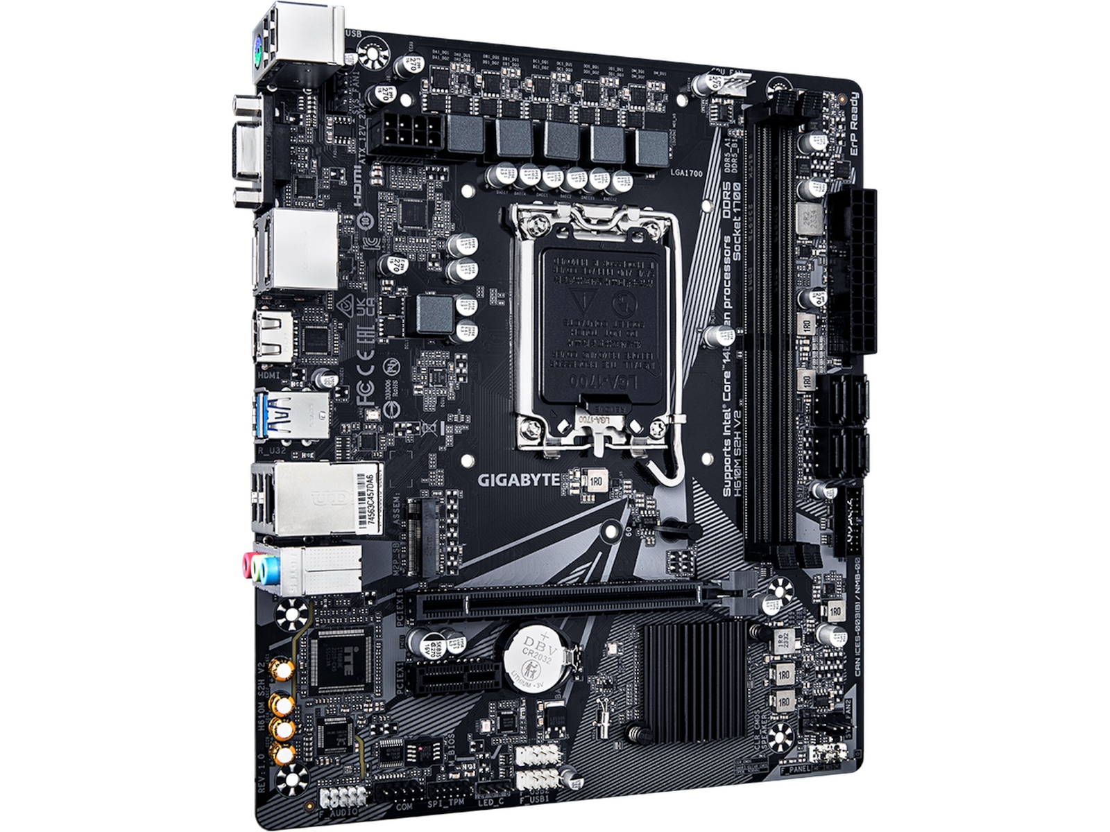 Gigabyte H610M S2H V2 Moderkort Intel Socket