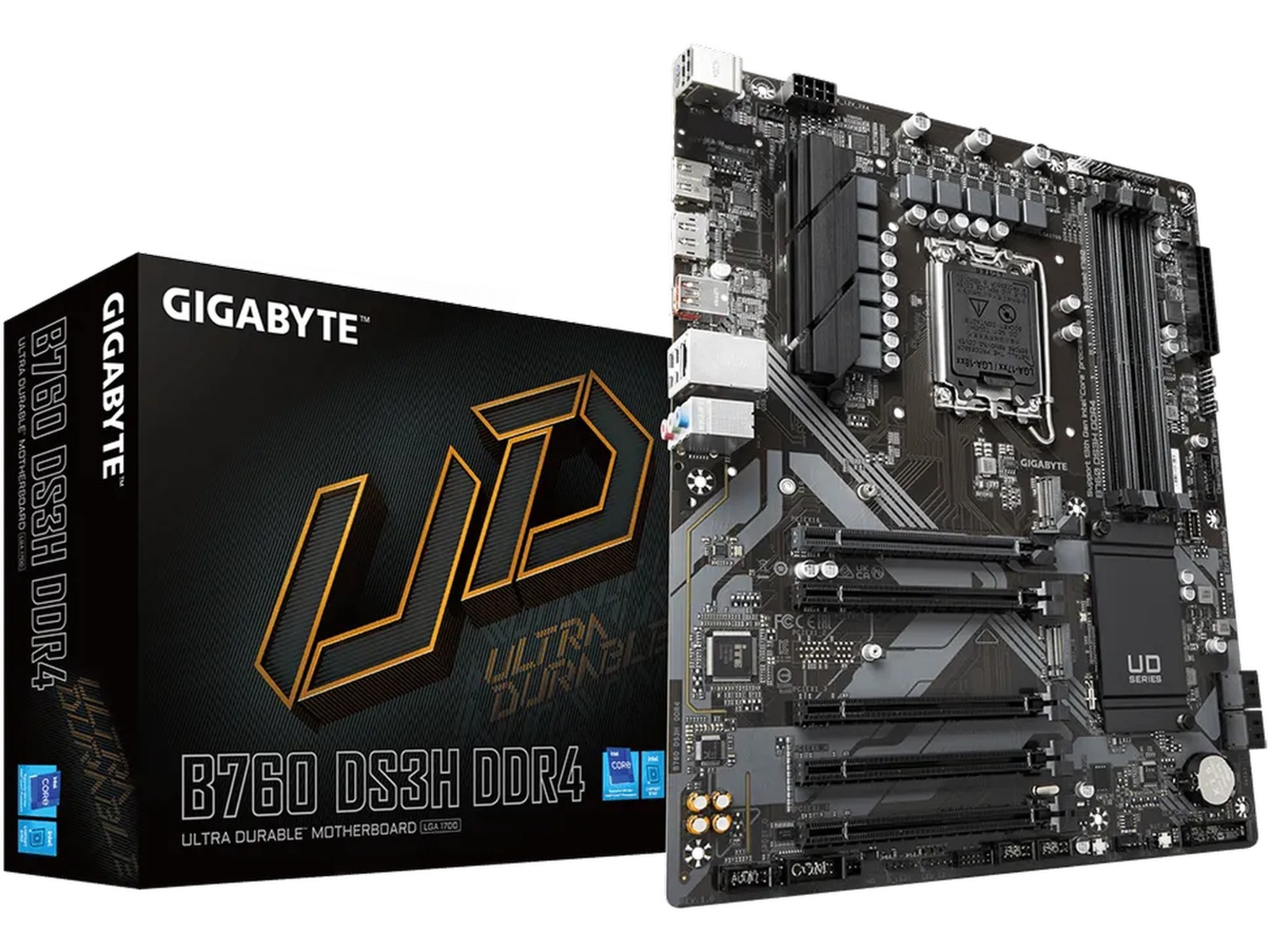 Gigabyte B760 DS3H DDR4 Moderkort Intel Socket