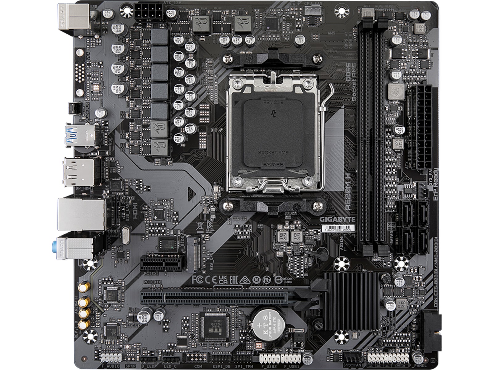 Gigabyte A620M H Moderkort AMD Socket