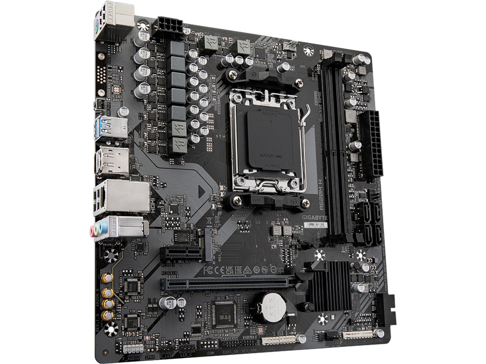 Gigabyte A620M H Moderkort AMD Socket