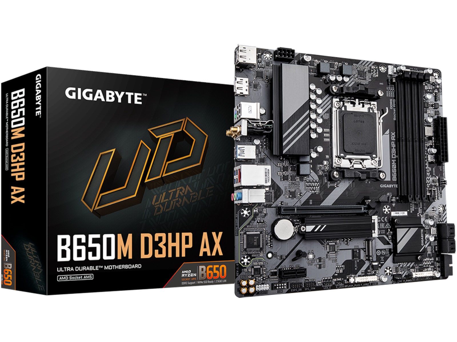Gigabyte B650M D3HP AX Moderkort AMD Socket