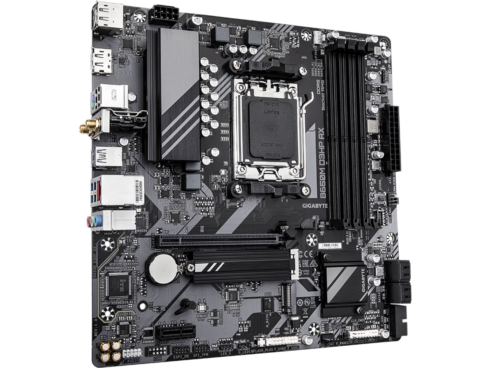 Gigabyte B650M D3HP AX Moderkort AMD Socket