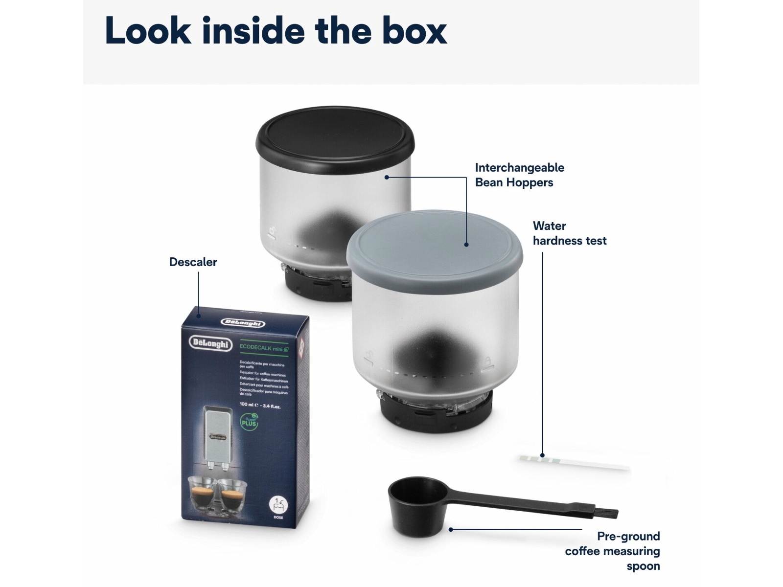 DeLonghi Rivelia EXAM440.35.B automatisk kaffemaskin Espressomaskiner