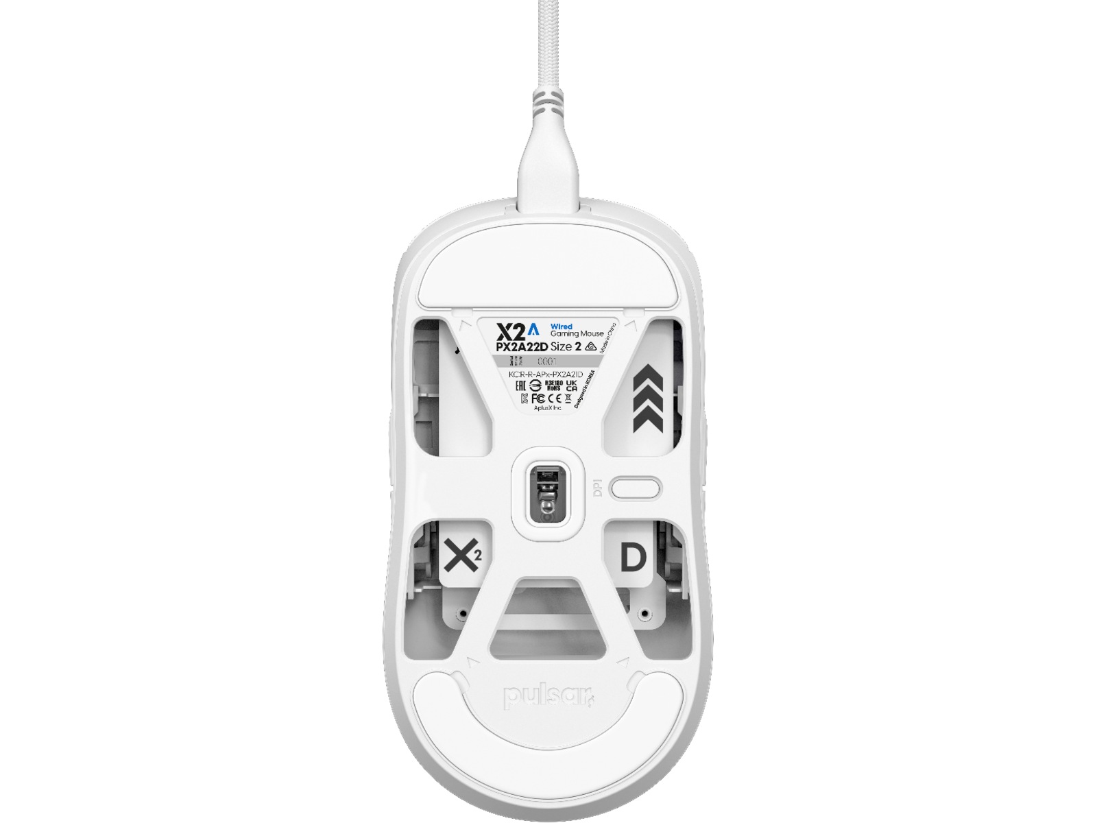 Pulsar X2A Gamingmus (vit) Gamingmus