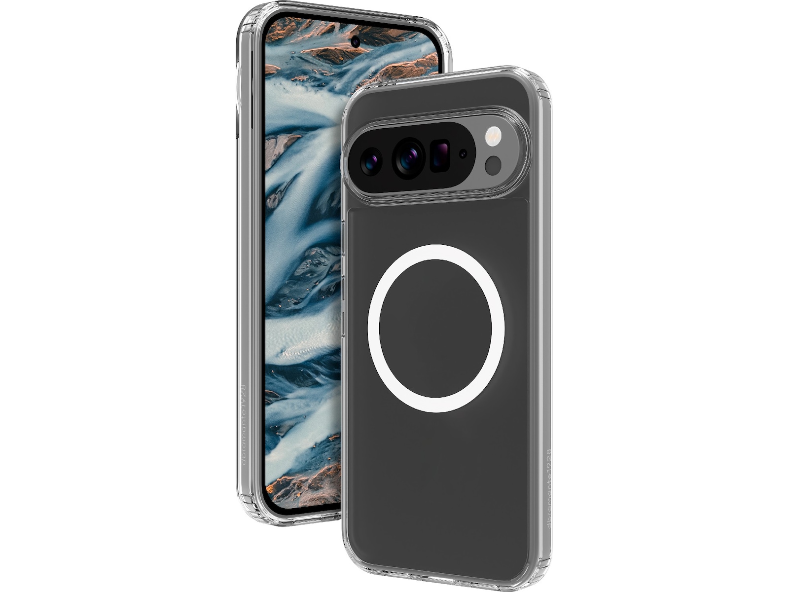 dbramante1928 Google Pixel 10 Pro XL Iceland Pro Qi2 Fodral (Transparent) Mobilskal