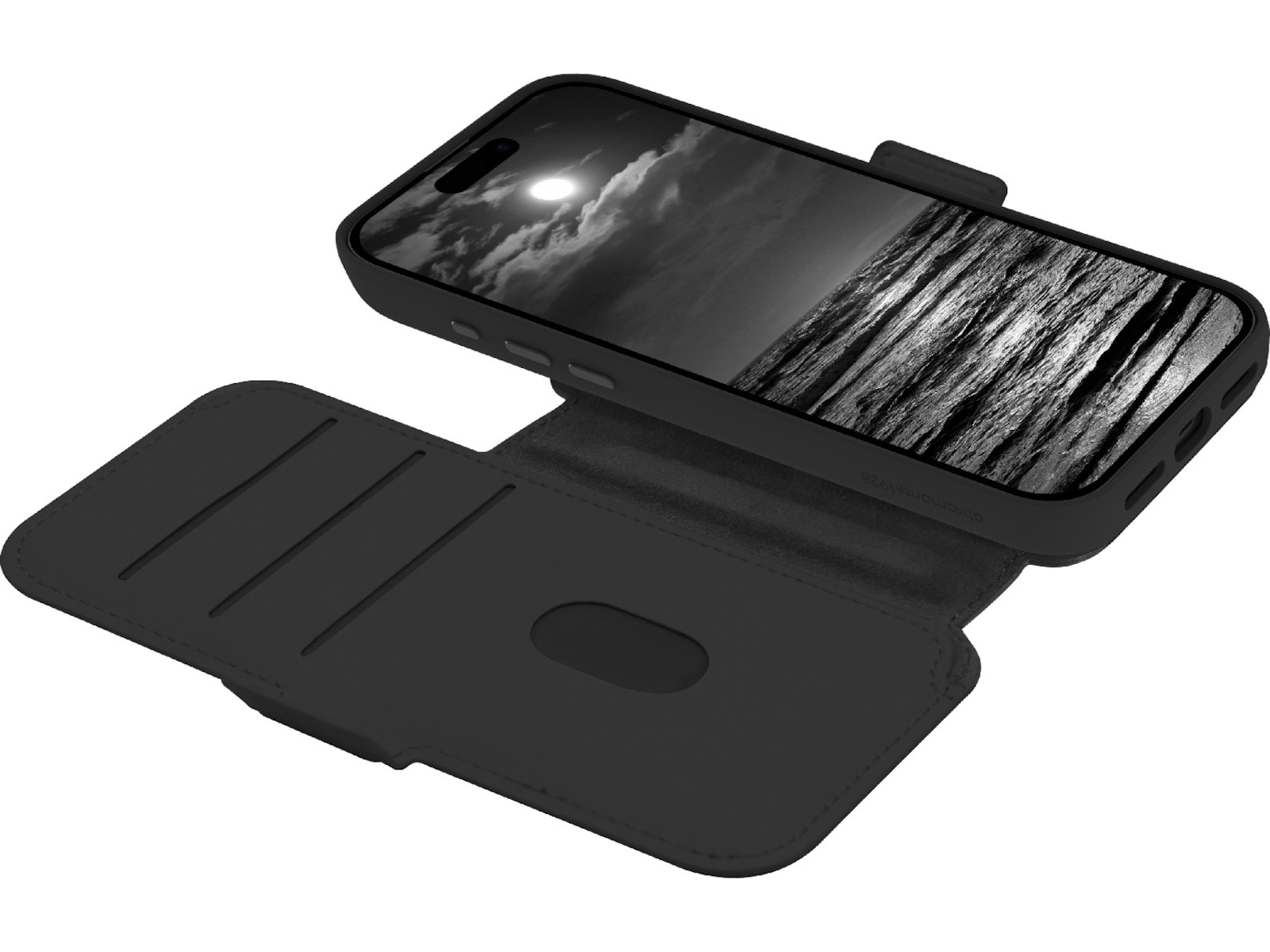 dbramante1928 iPhone 17 Pro Max & 18 Pro Max Lynge 2-i-1 Plånboksfodral (midnight) Mobilskal