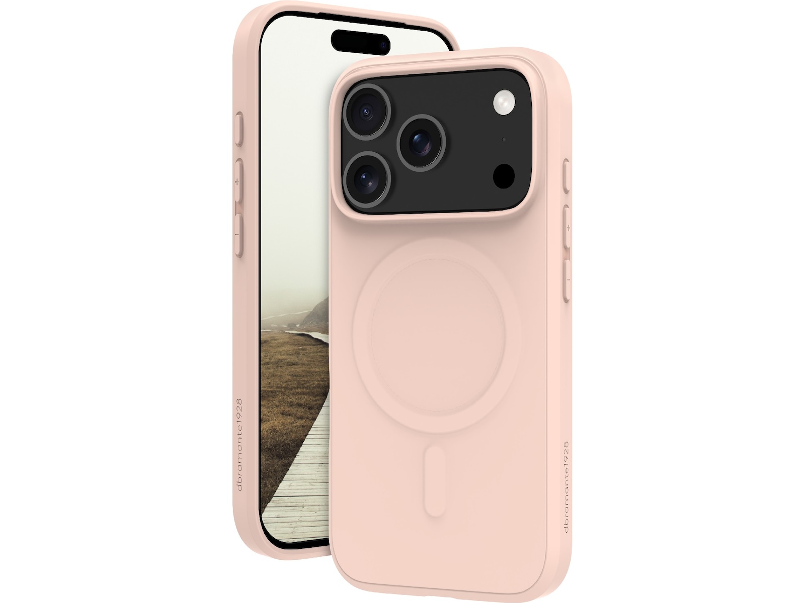 dbramante1928 iPhone 17 Pro Greenland Pro skal (pink sand) Mobilskal