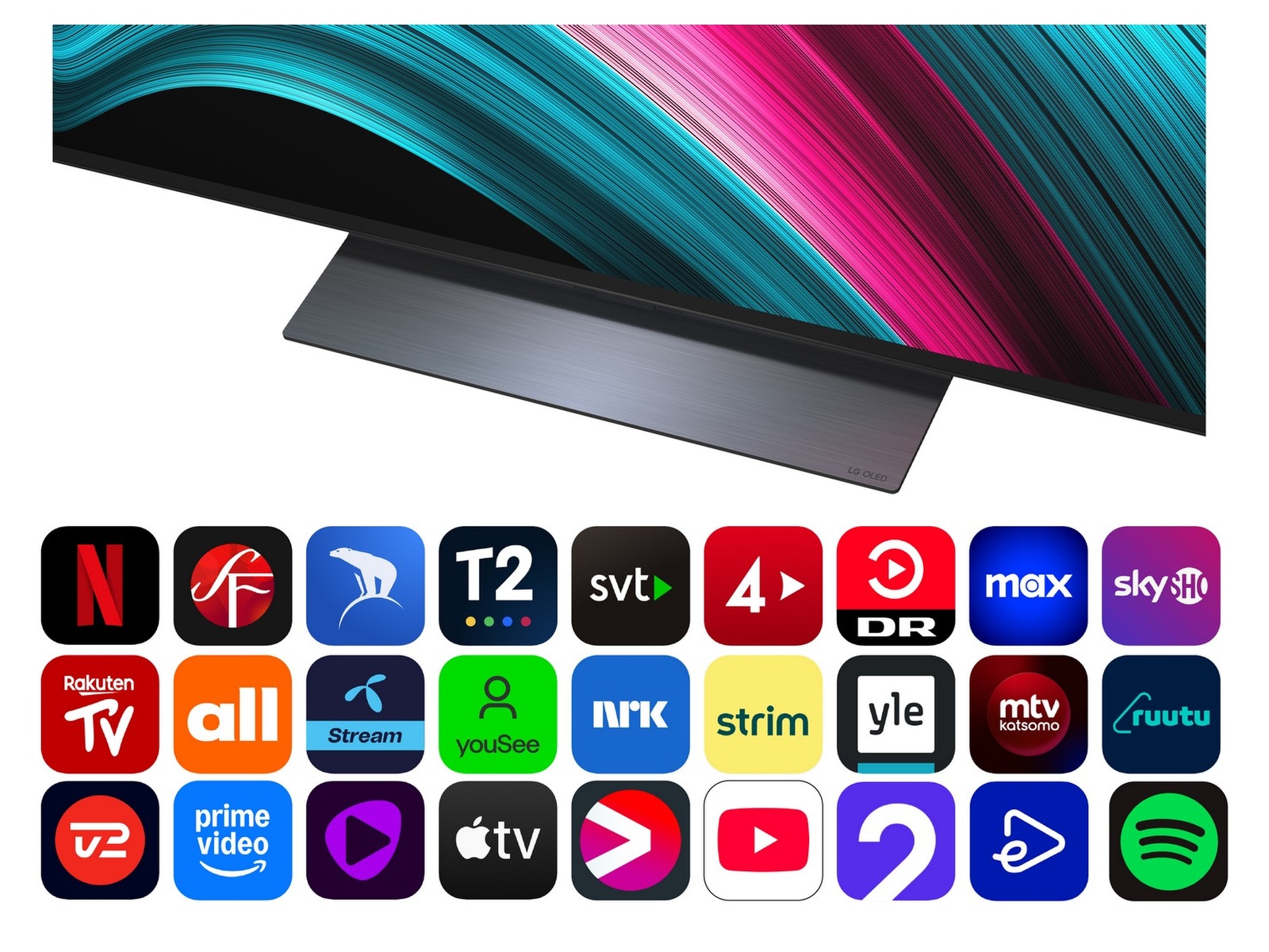 LG 48" C5 AI 4K OLED Smart TV (2025) Bundle 20 - 49 tums TV