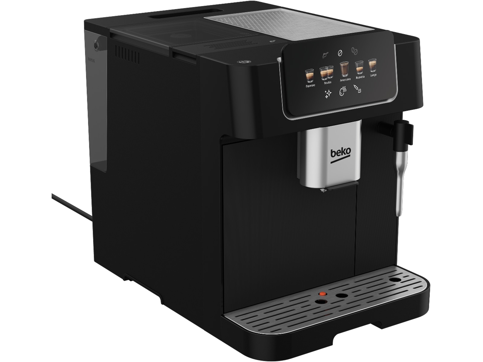 Beko CEG 7302 B helautomatisk espressomaskin (svart) Espressomaskiner