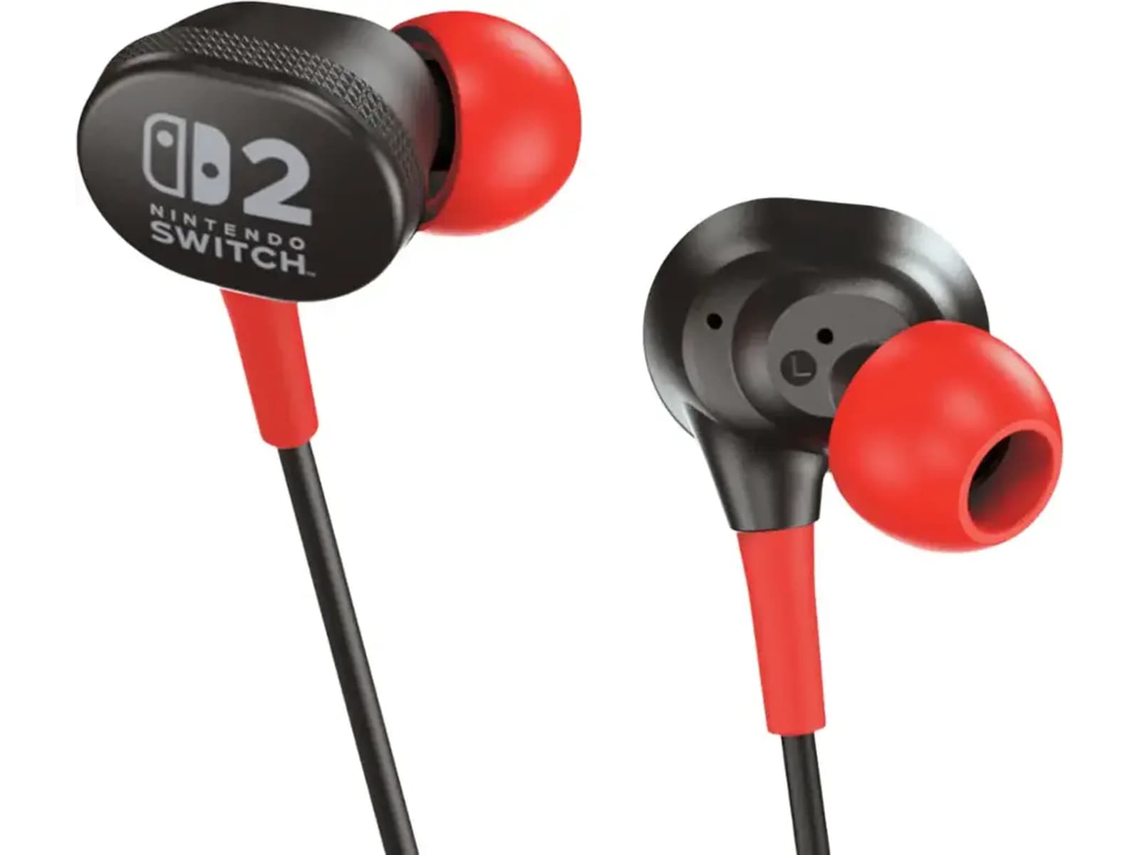 PowerA Trådbundna hörlurar Nintendo Switch 2 (svart) Tillbehör till spelkonsoler