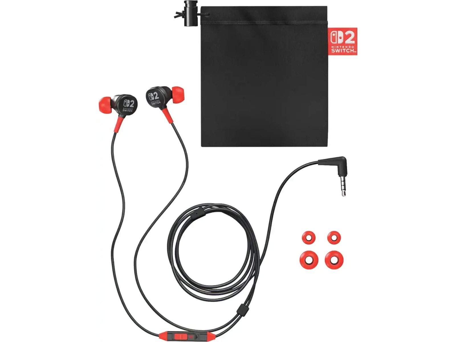 PowerA Trådbundna hörlurar Nintendo Switch 2 (svart) Tillbehör till spelkonsoler