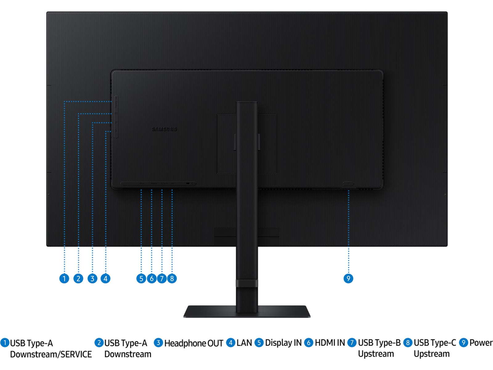 Samsung 37" ViewFinity S8 4K skärm S37D800UA Bildskärmar