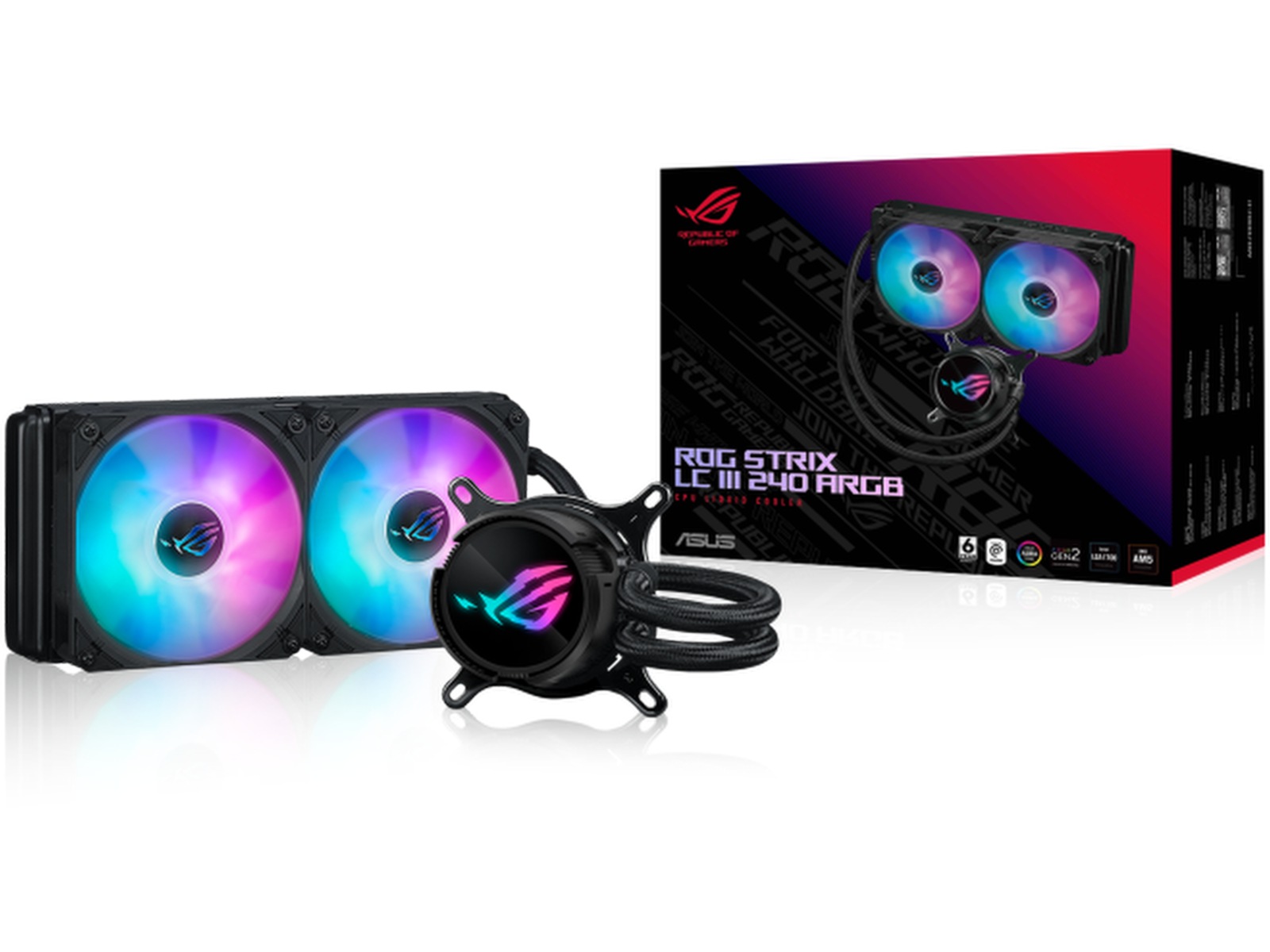 Asus ROG Strix LC III 240 ARGB Kylare (svart) -B-Grade Demo övrigt