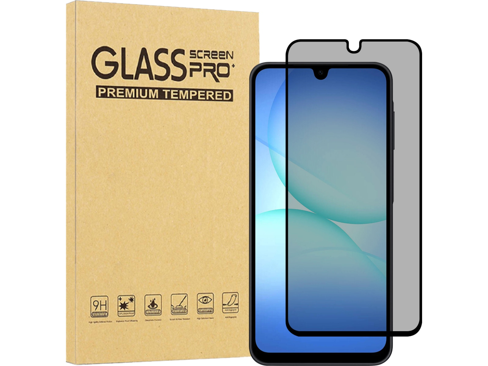 iiglo Galaxy A17 Privacy skärmskydd Skärmskydd mobiltelefon
