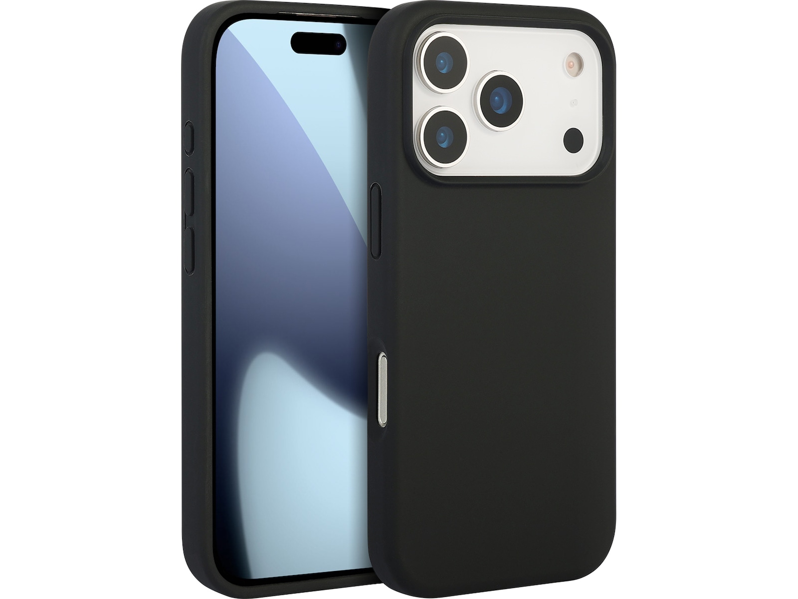 iiglo iPhone 18 Pro / 17 Pro Magnetic Silikonskal (svart) Mobilskal
