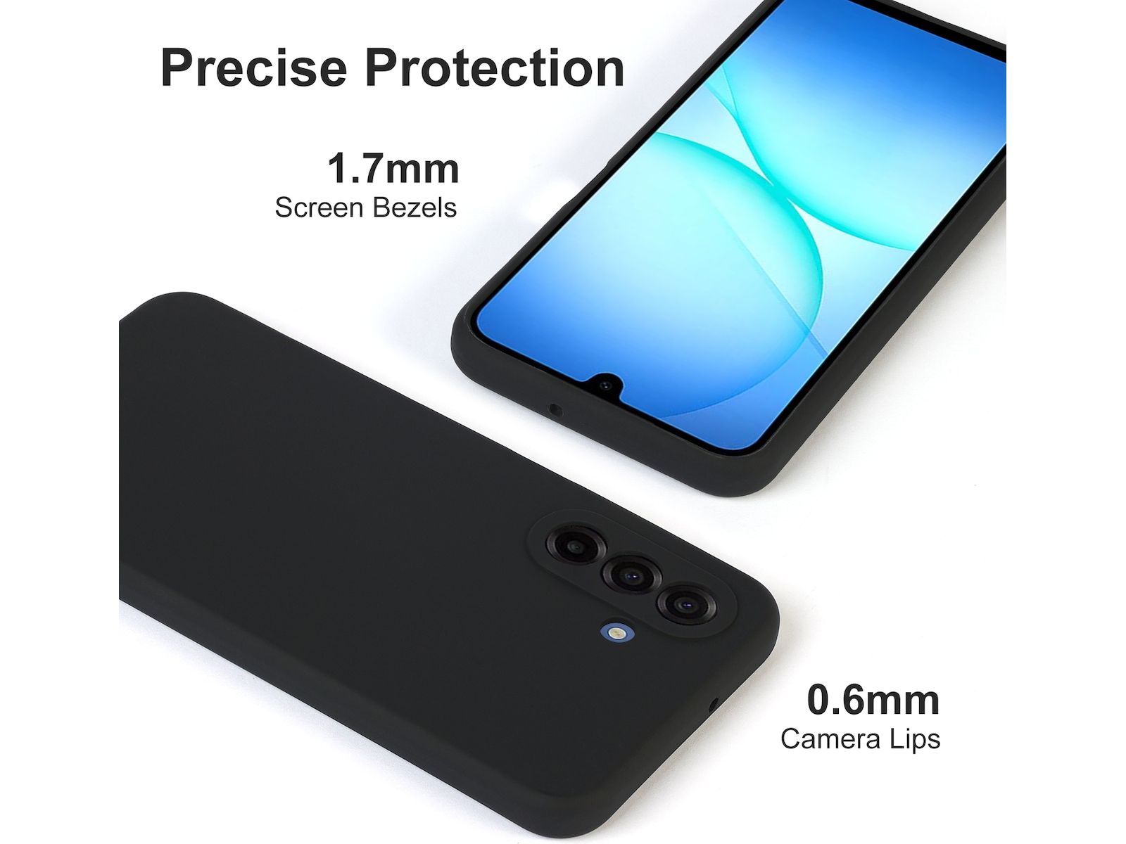 iiglo Galaxy A17 Magnetic Silikonskal (svart) Mobilskal