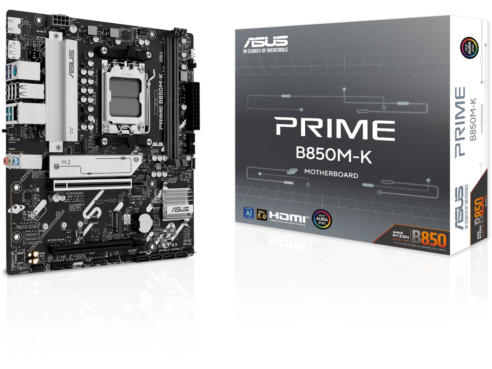 ASUS B850M-K PRIME D5 Moderkort AMD Socket