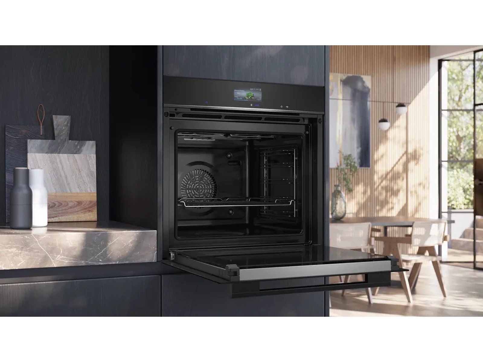 Siemens HB776G3B2S iQ700 Inbyggd ugn (svart) Ugn