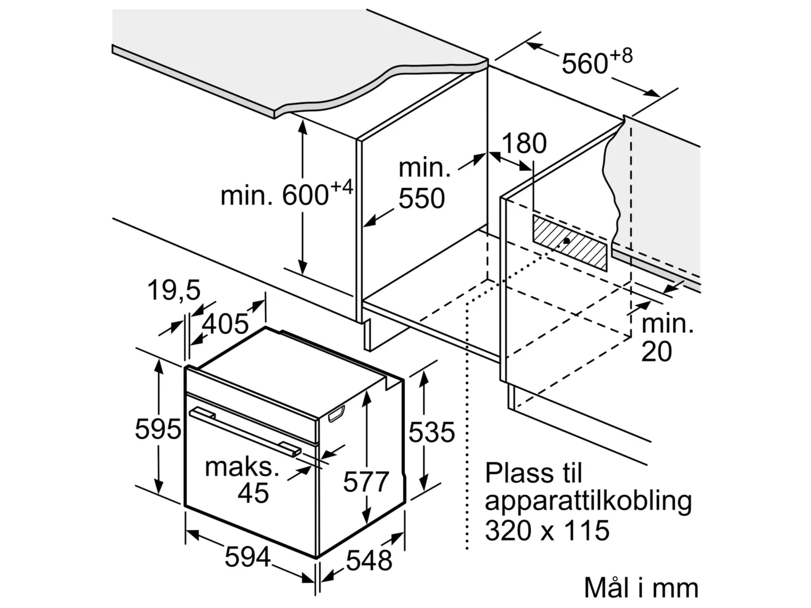 Siemens HB776G3B2S iQ700 Inbyggd ugn (svart) Ugn